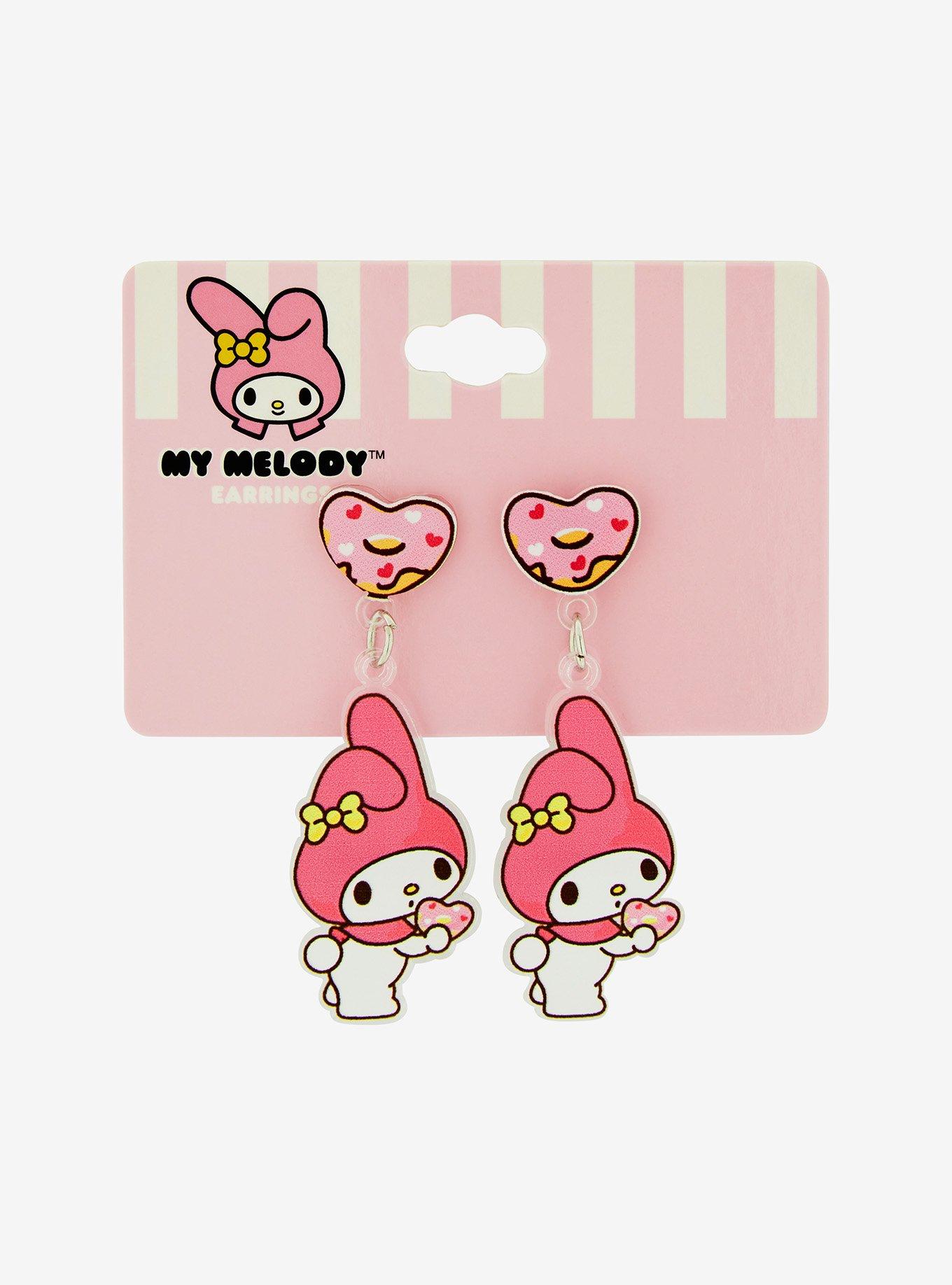 Sanrio My Melody Donut Charm Earrings - BoxLunch Exclusive, , hi-res