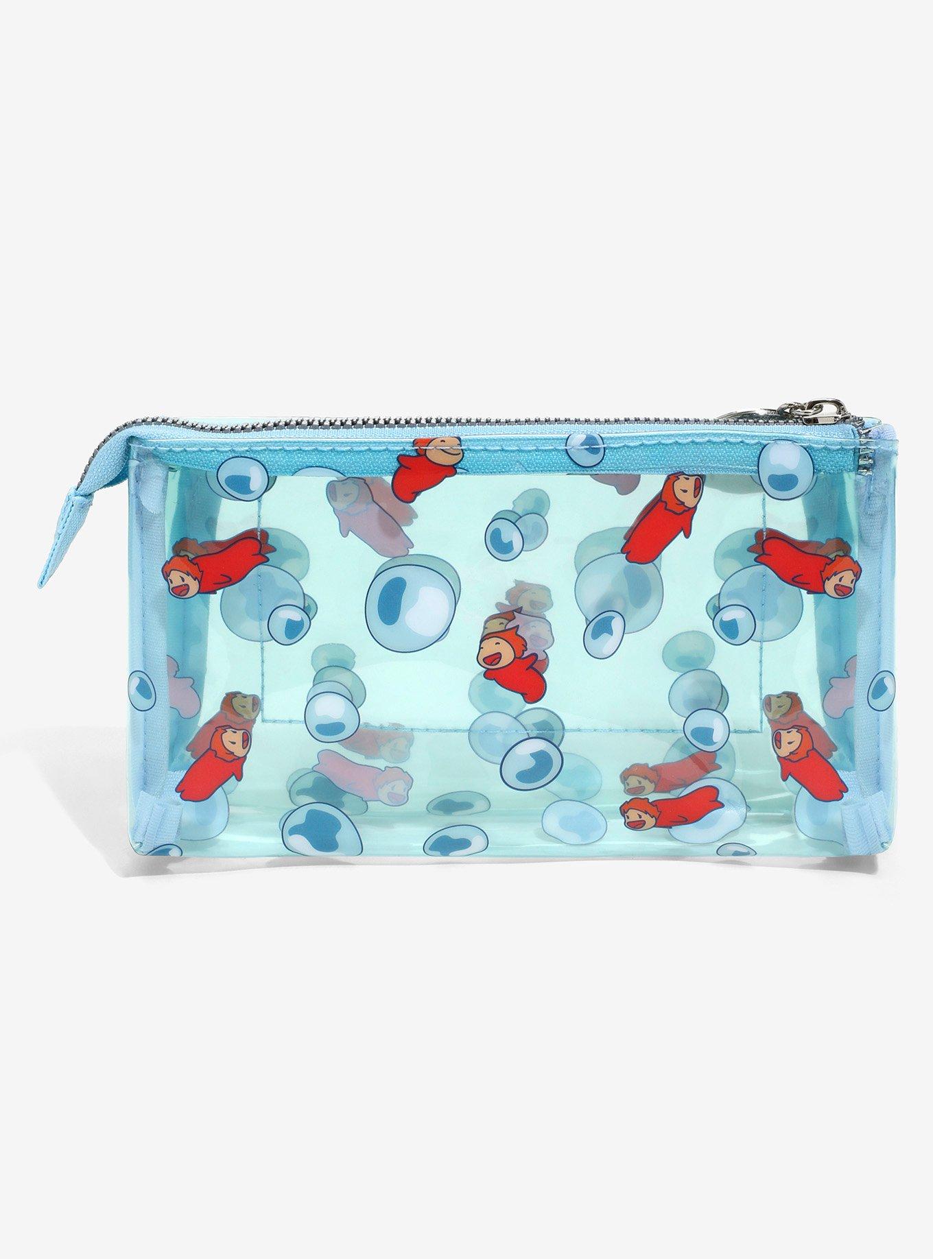 Studio Ghibli Ponyo Bubbles & Ponyo's Siblings Allover Print Cosmetic Bag - BoxLunch Exclusive