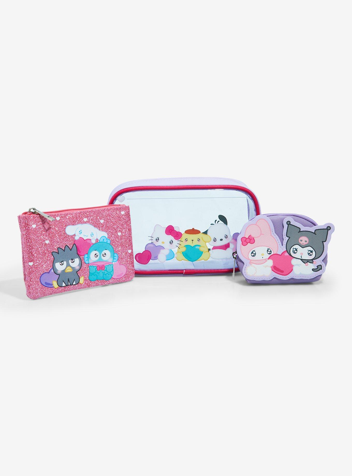 Sanrio Hello Kitty and Friends Emo Kyun Makeup Bag Set &mdash; BoxLunch Exclusive, , alternate