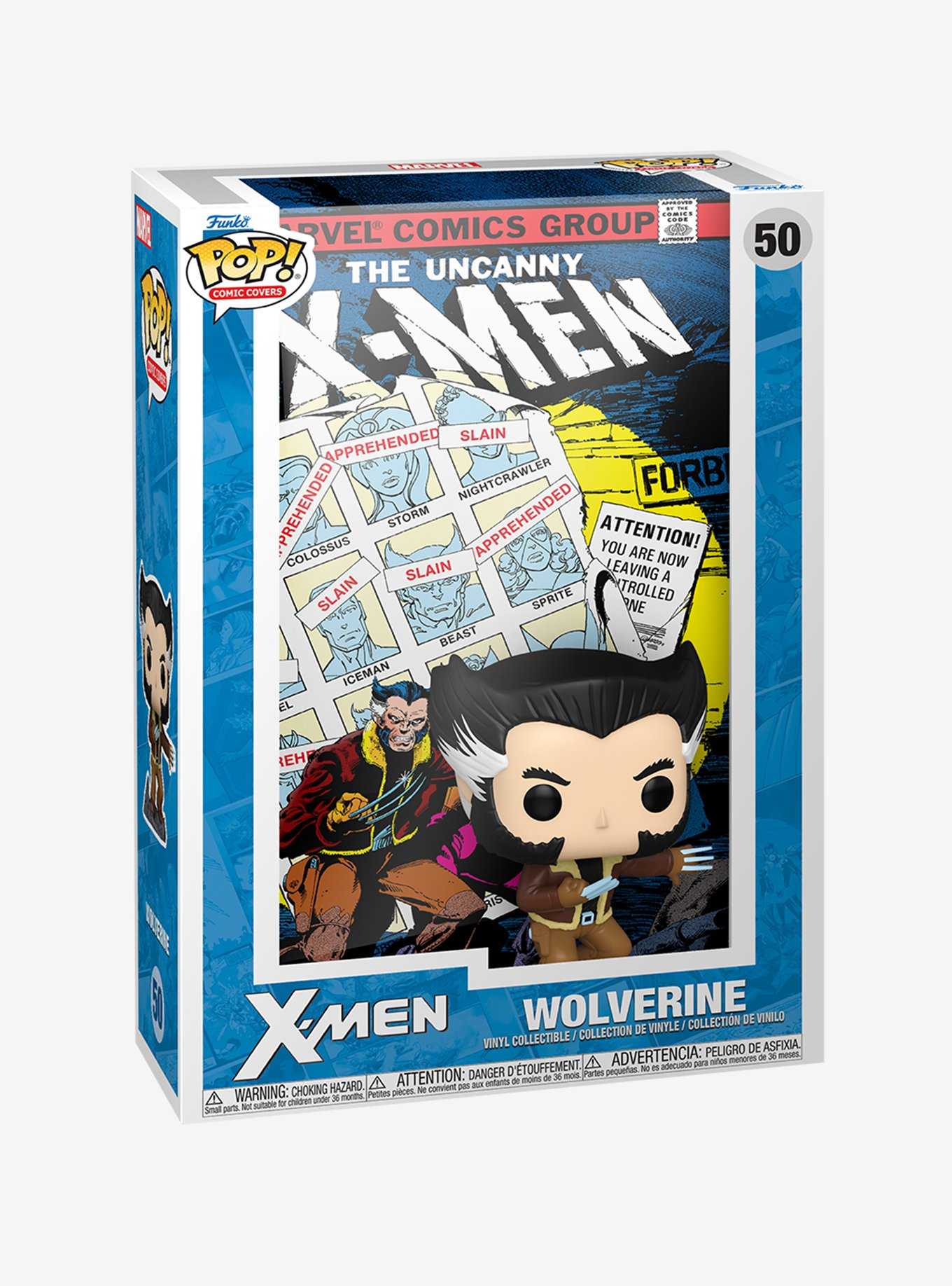 Funko Marvel Pop! Comic Covers The Uncanny X-Men Wolverine Vinyl Collectible, , hi-res