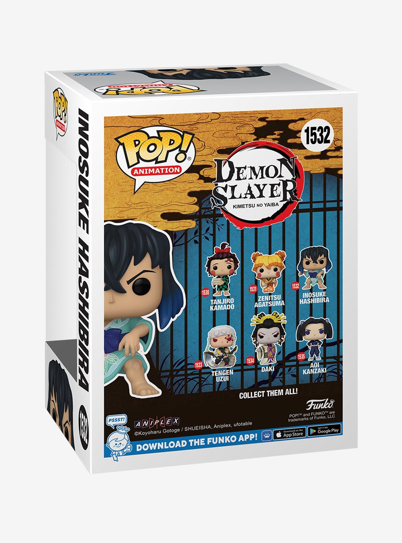 Funko Demon Slayer: Kimetsu No Yaiba Pop! Animation Inosuke Hashibira Vinyl Figure, , alternate