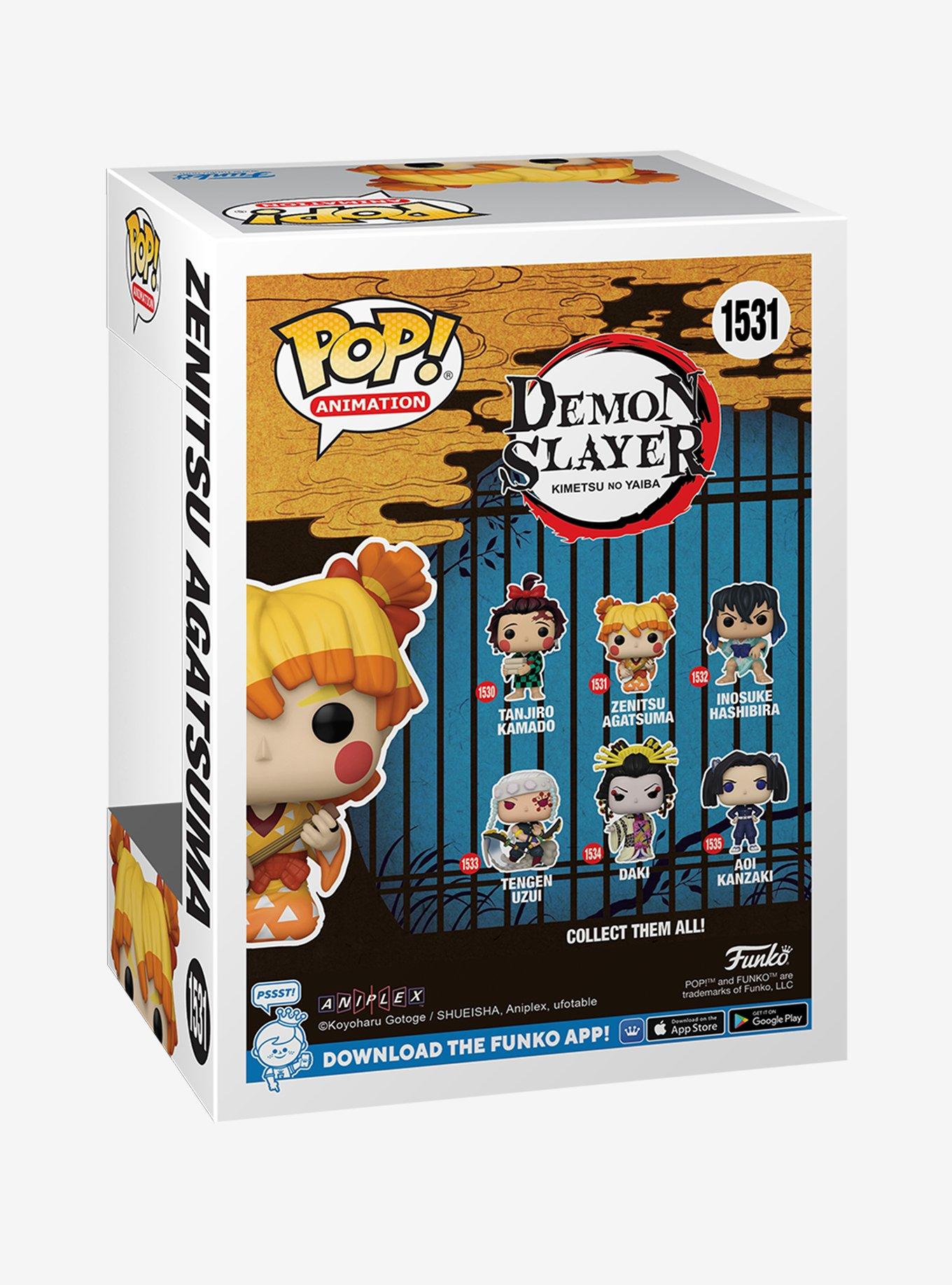 Funko Demon Slayer: Kimetsu No Yaiba Pop! Animation Zenitsu Agatsuma Vinyl Figure, , alternate