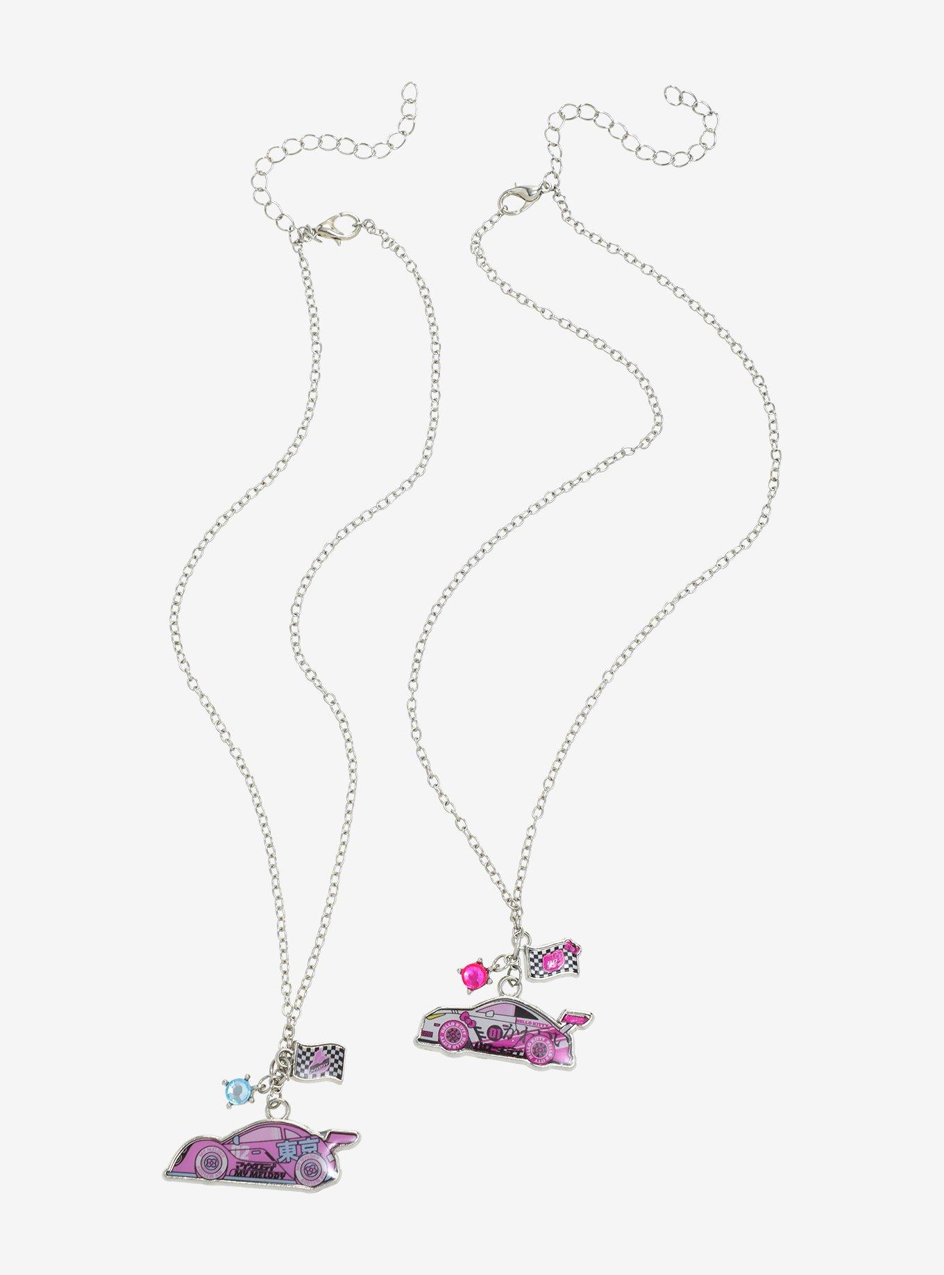 Hello Kitty & My Melody Race Car Best Friend Necklace Set, , alternate