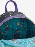 Loungefly Disney The Little Mermaid 35th Anniversary Ariel Glow-in-the-Dark Mini Backpack, , alternate