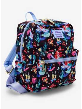 Loungefly Disney The Little Mermaid 35th Anniversary Under the Sea Allover Print Mini Backpack, , hi-res