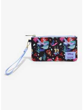 Loungefly Disney The Little Mermaid 35th Anniversary Under the Sea Allover Print Wristlet, , hi-res
