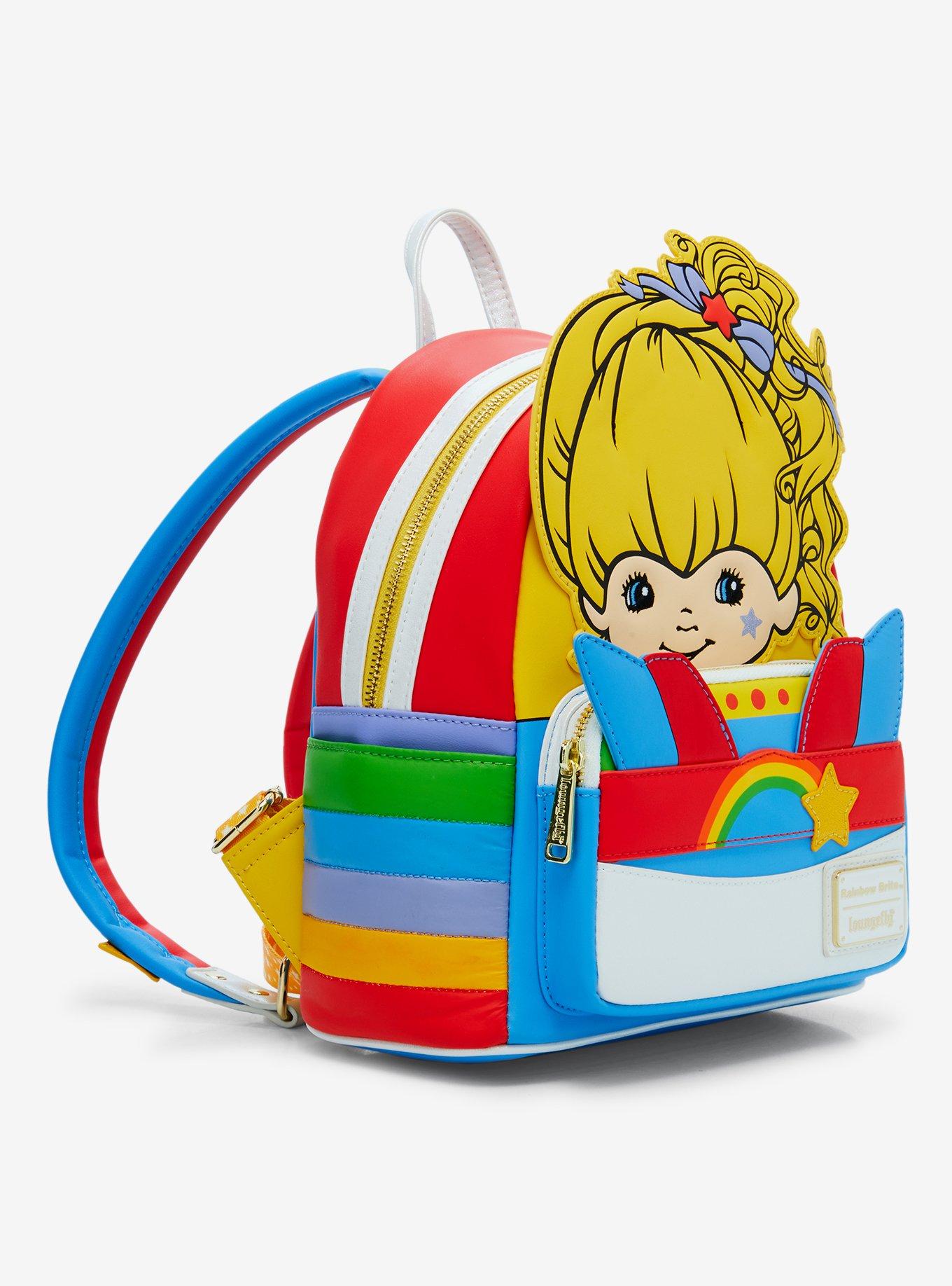 Loungefly Rainbow Brite Multicolored Mini Backpack, , alternate