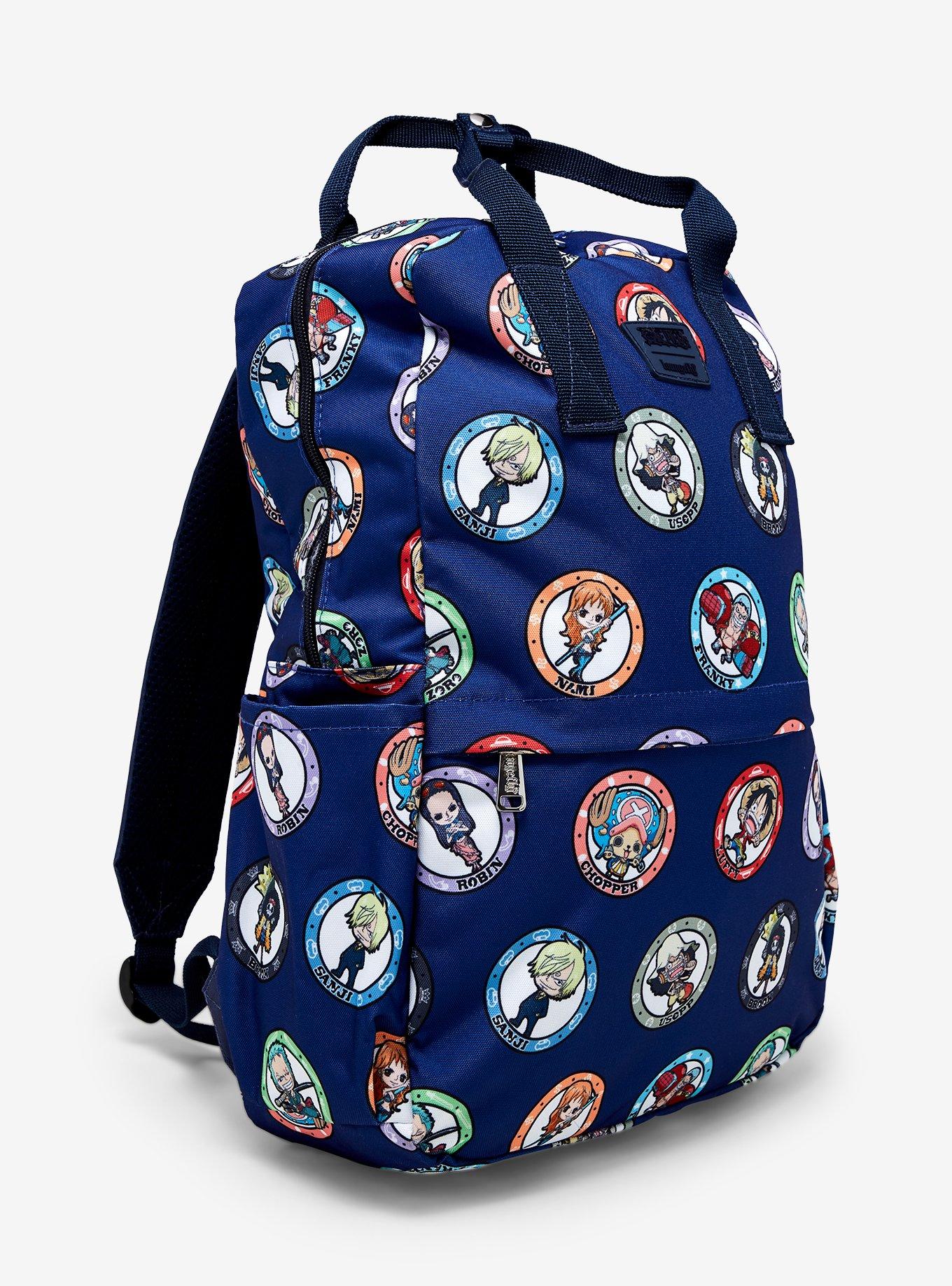 Loungefly One Piece Characters Allover Print Backpack, , alternate