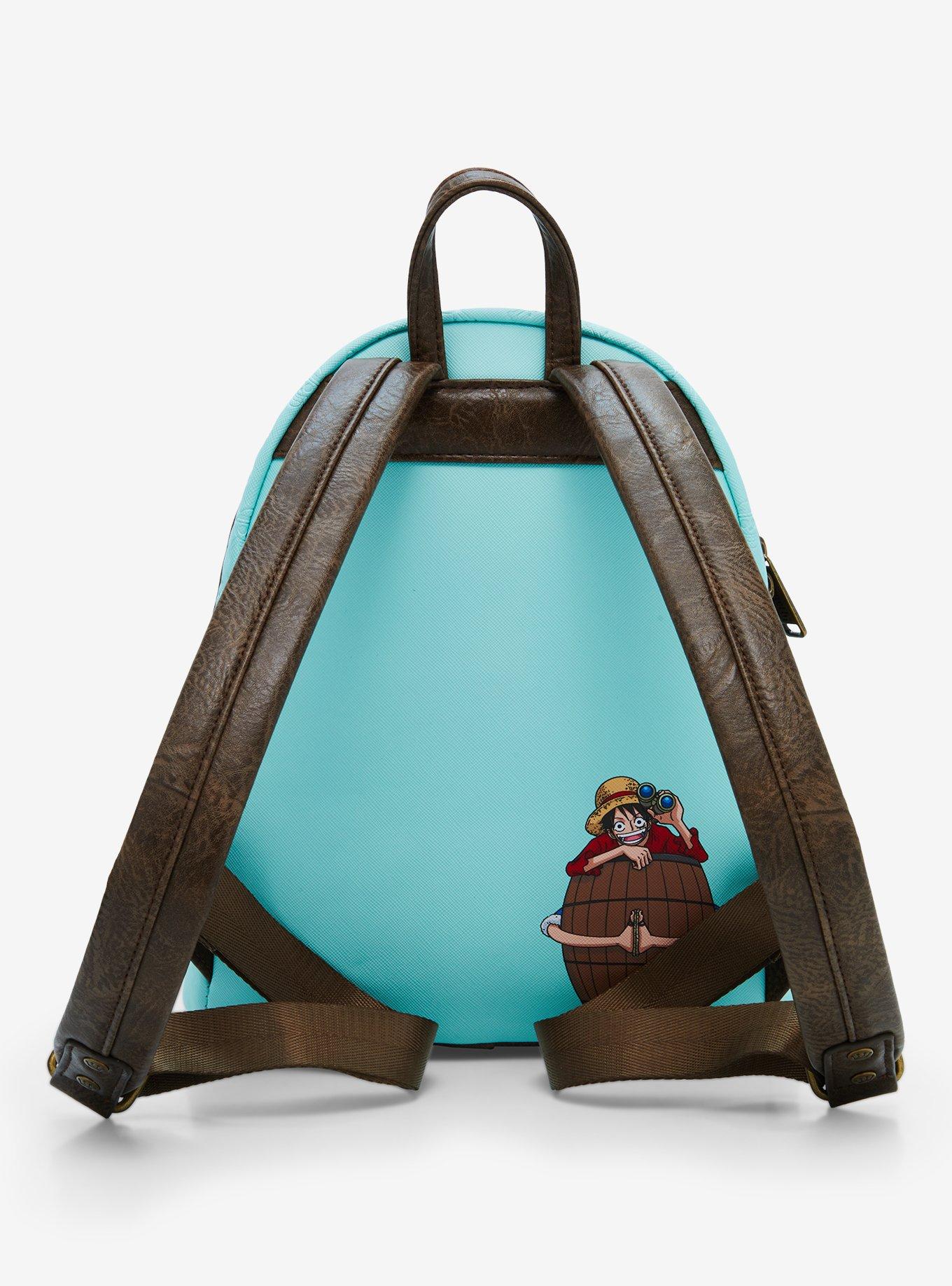 Loungefly One Piece Luffy and Crew Map Mini Backpack, , alternate