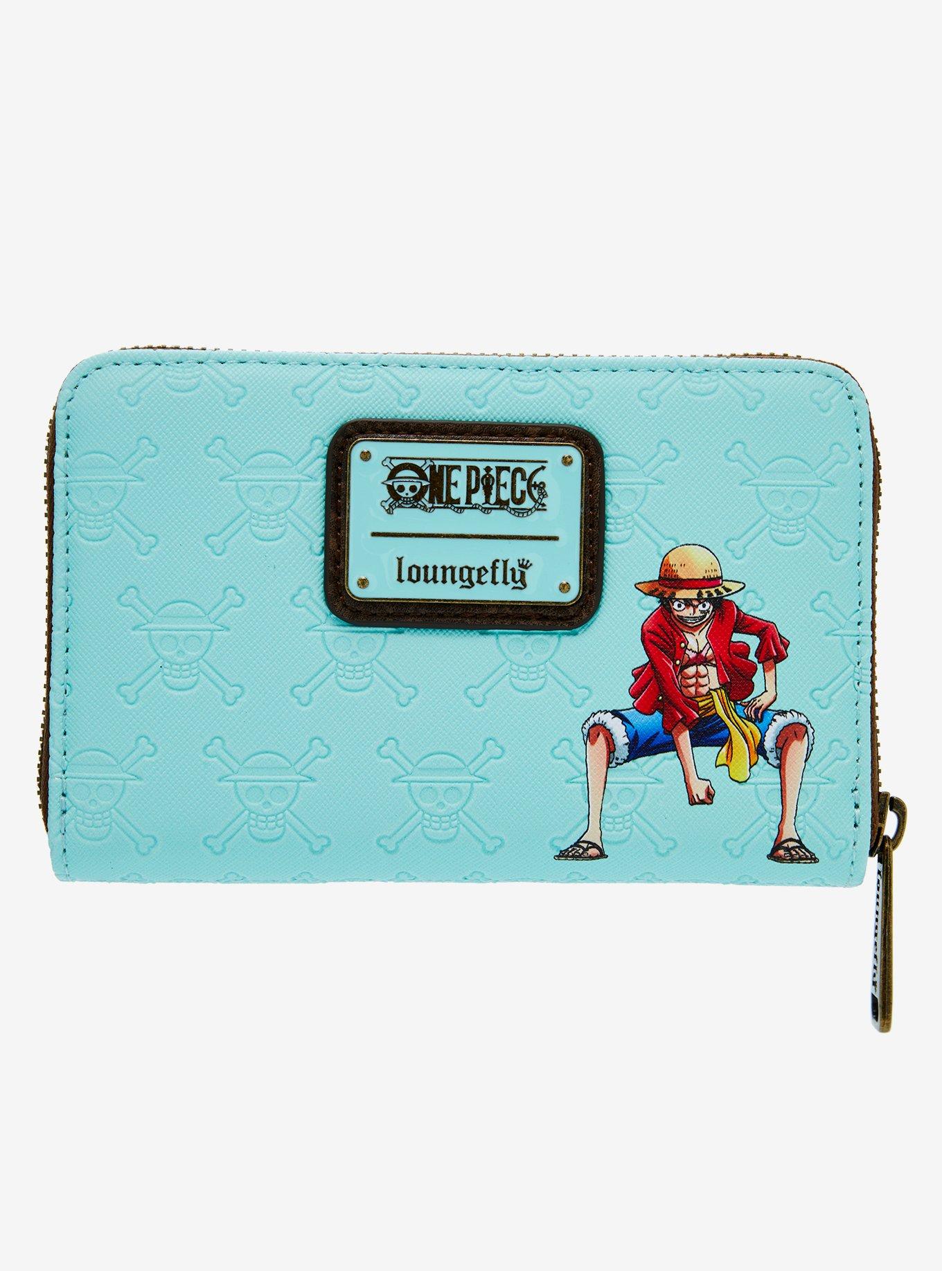 Loungefly One Piece Luffy and Crew Zip Wallet