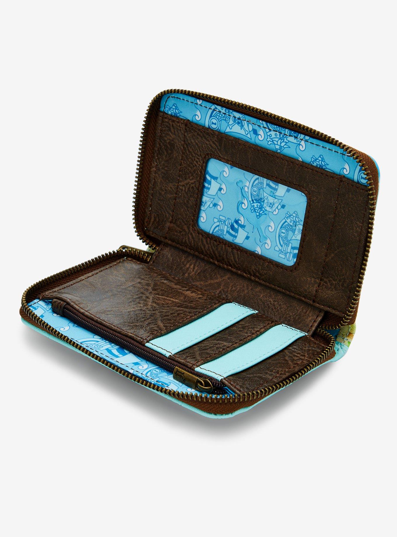 Loungefly One Piece Luffy and Crew Zip Wallet, , alternate