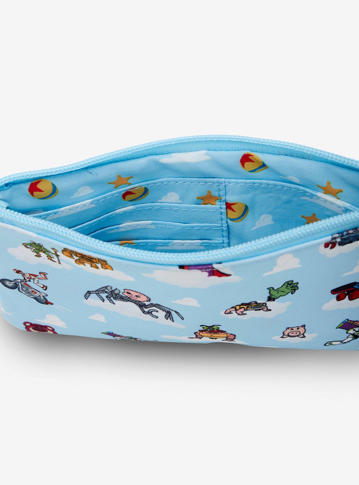 Loungefly Disney Pixar Toy Story Characters Allover Print Nylon Wristlet, , alternate