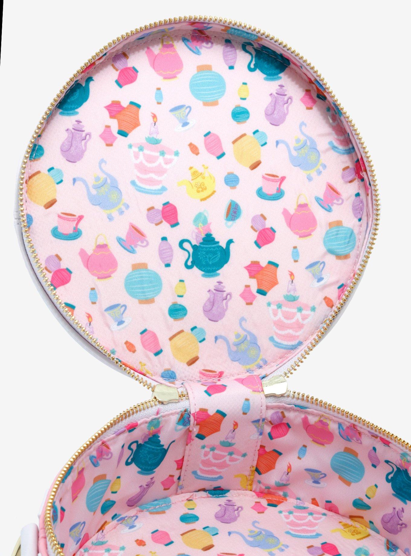 Loungefly Disney Alice in Wonderland Unbirthday Cake Glow-in-the-Dark Figural Crossbody, , alternate