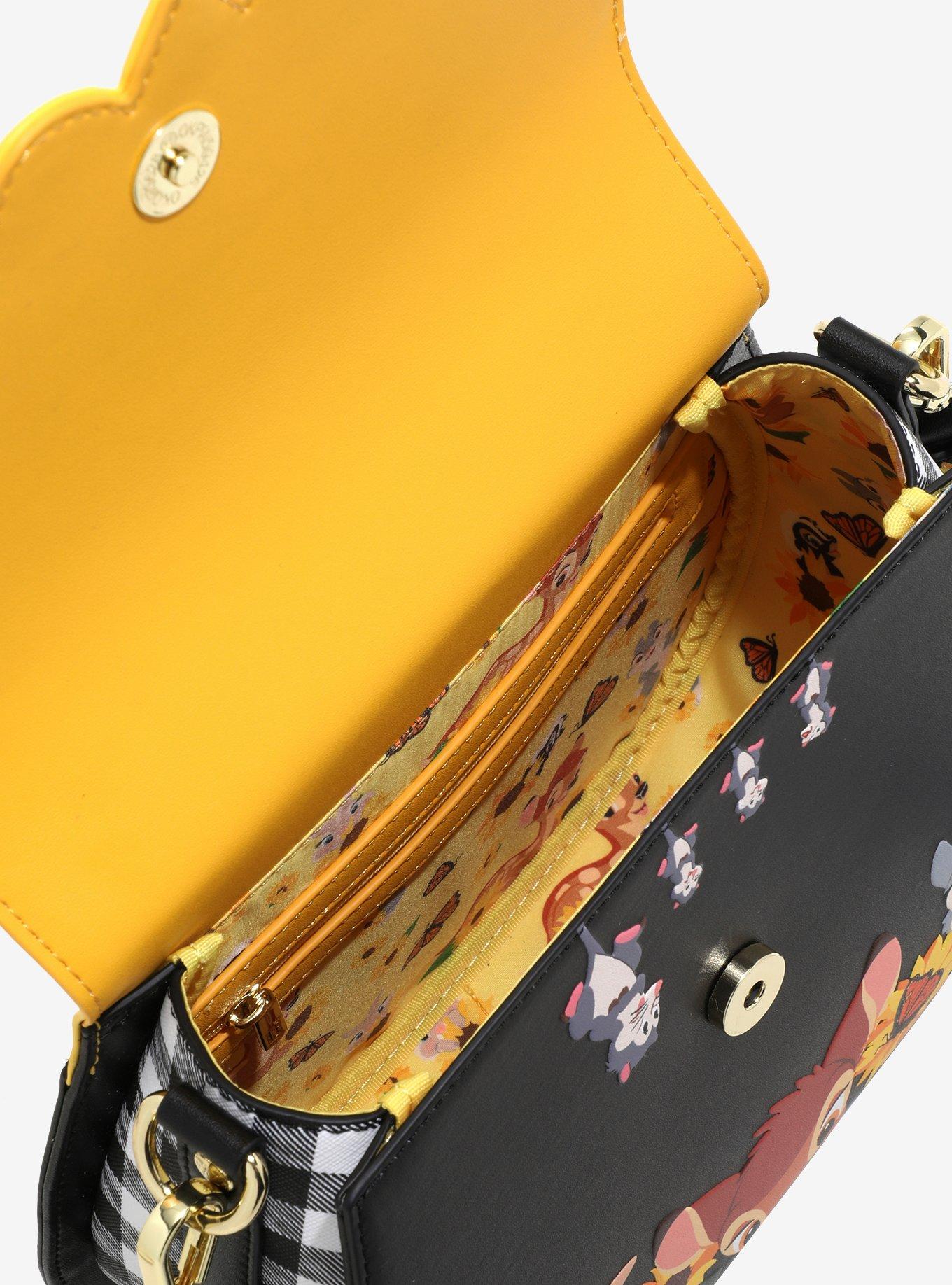 Loungefly Bambi and Friends Sunflower Crossbody Purse, , alternate