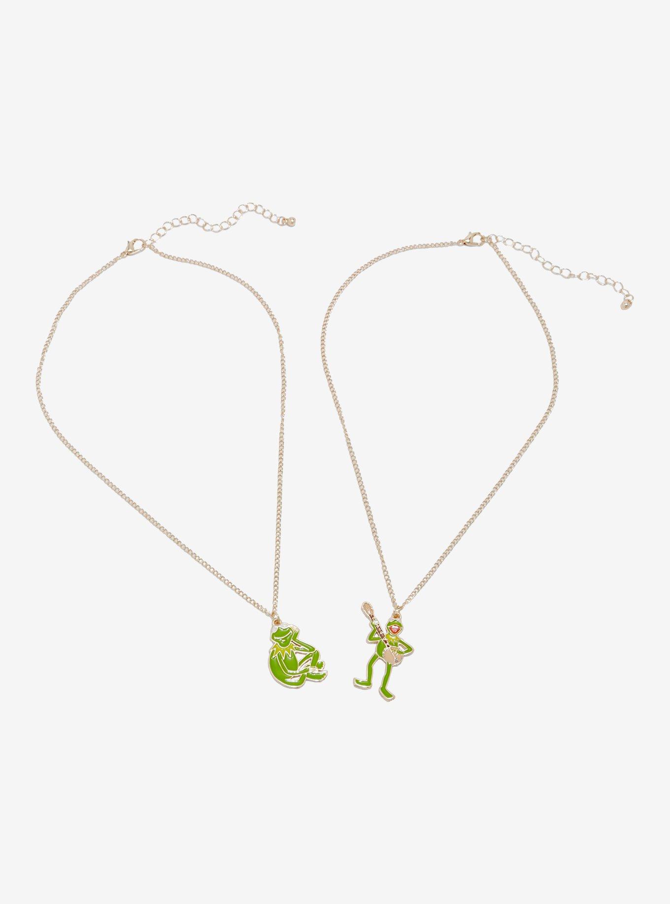 Disney The Muppets Kermit Best Friend Necklace Set, , hi-res