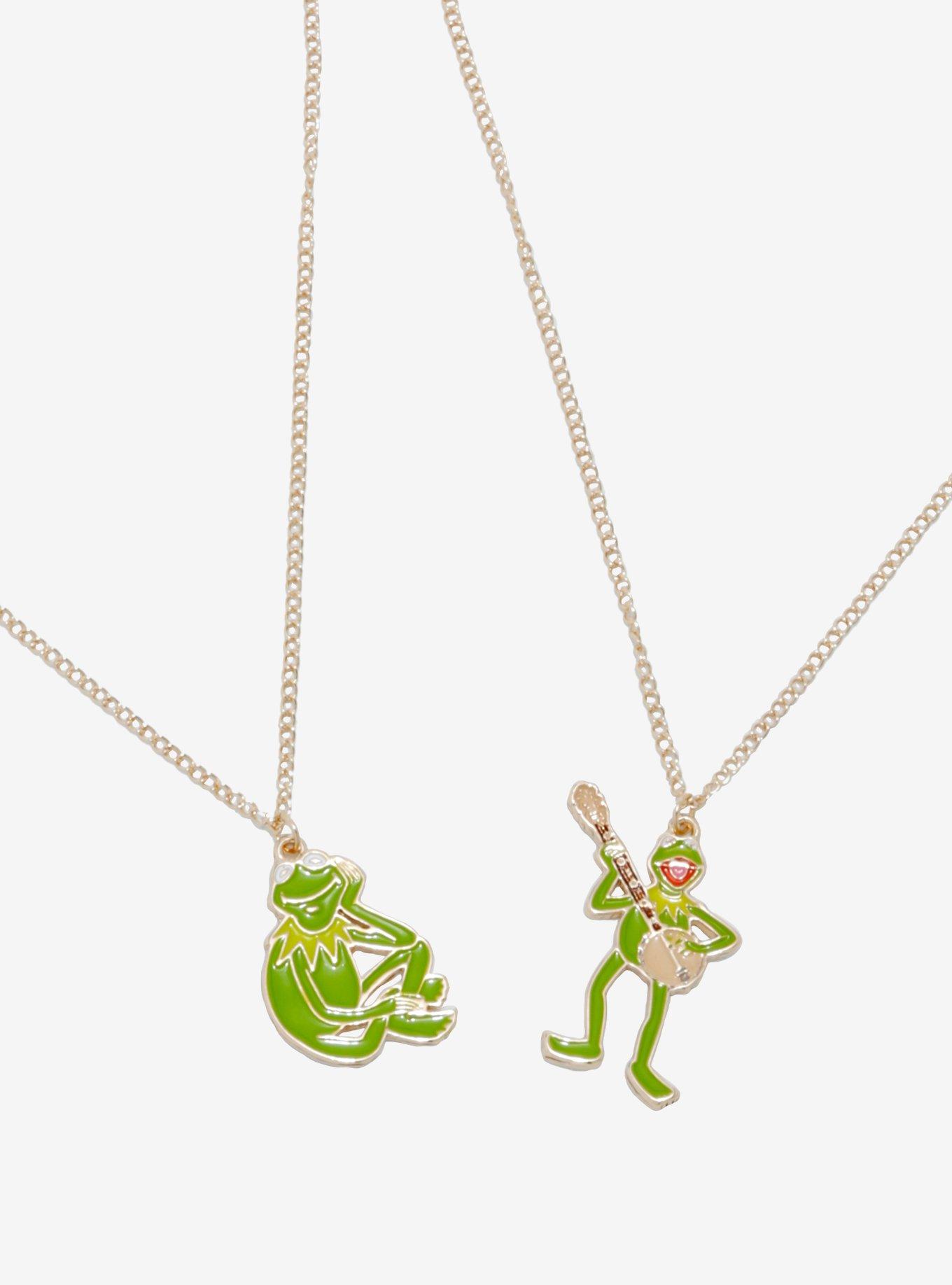 Disney The Muppets Kermit Best Friend Necklace Set, , alternate