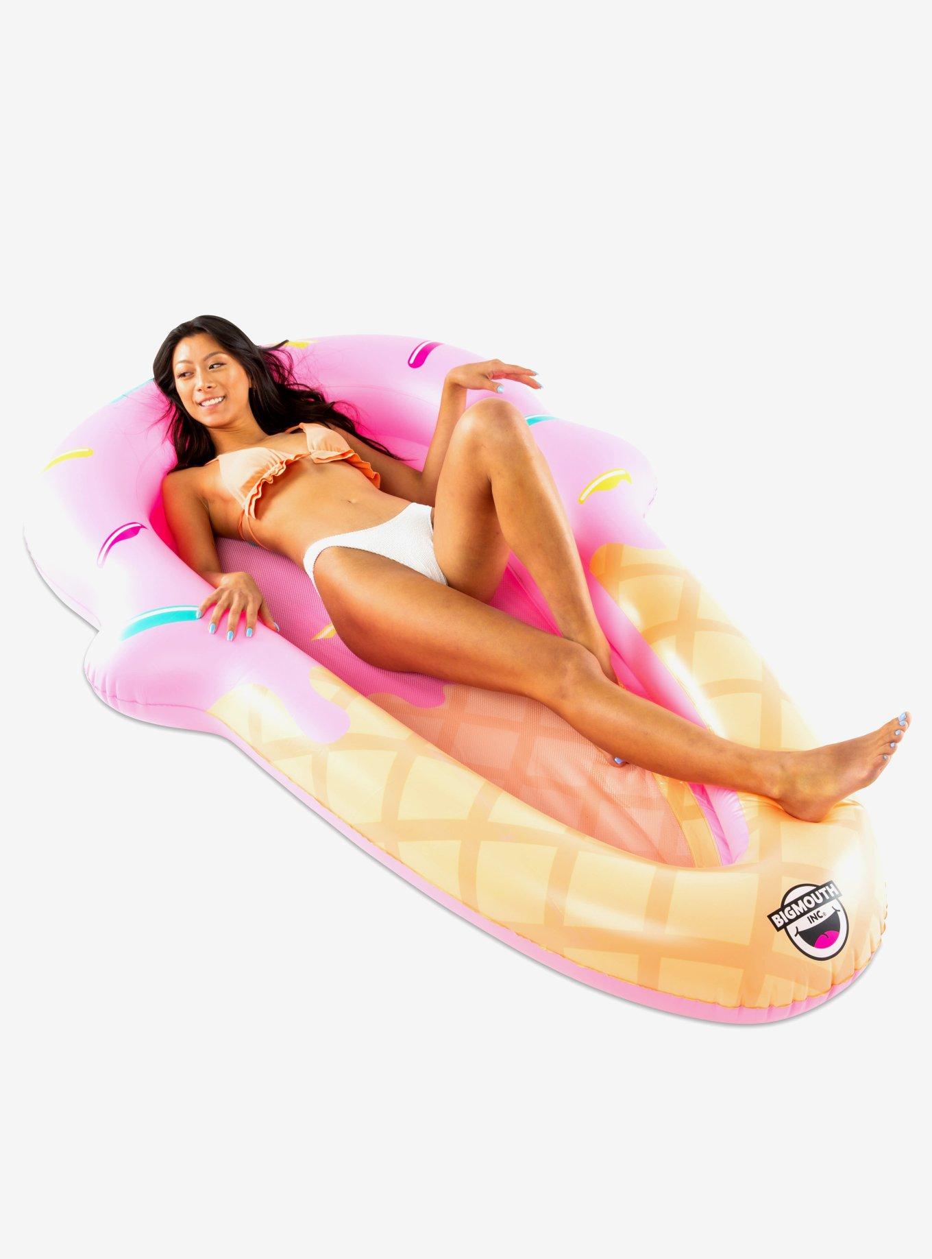 Ice Cream Mesh Hammock Pool Float, , alternate