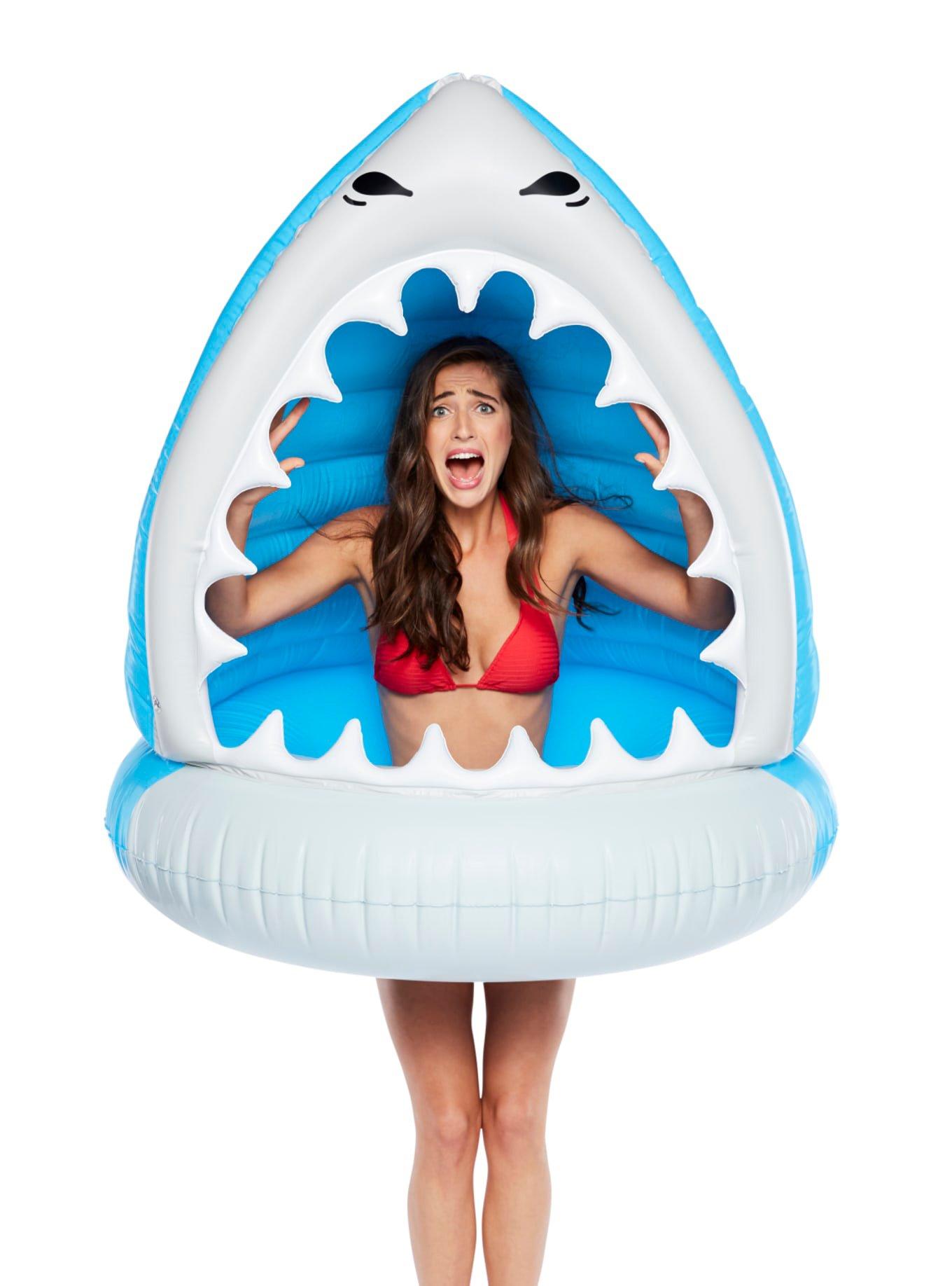 XL Shark Pool Float, , alternate