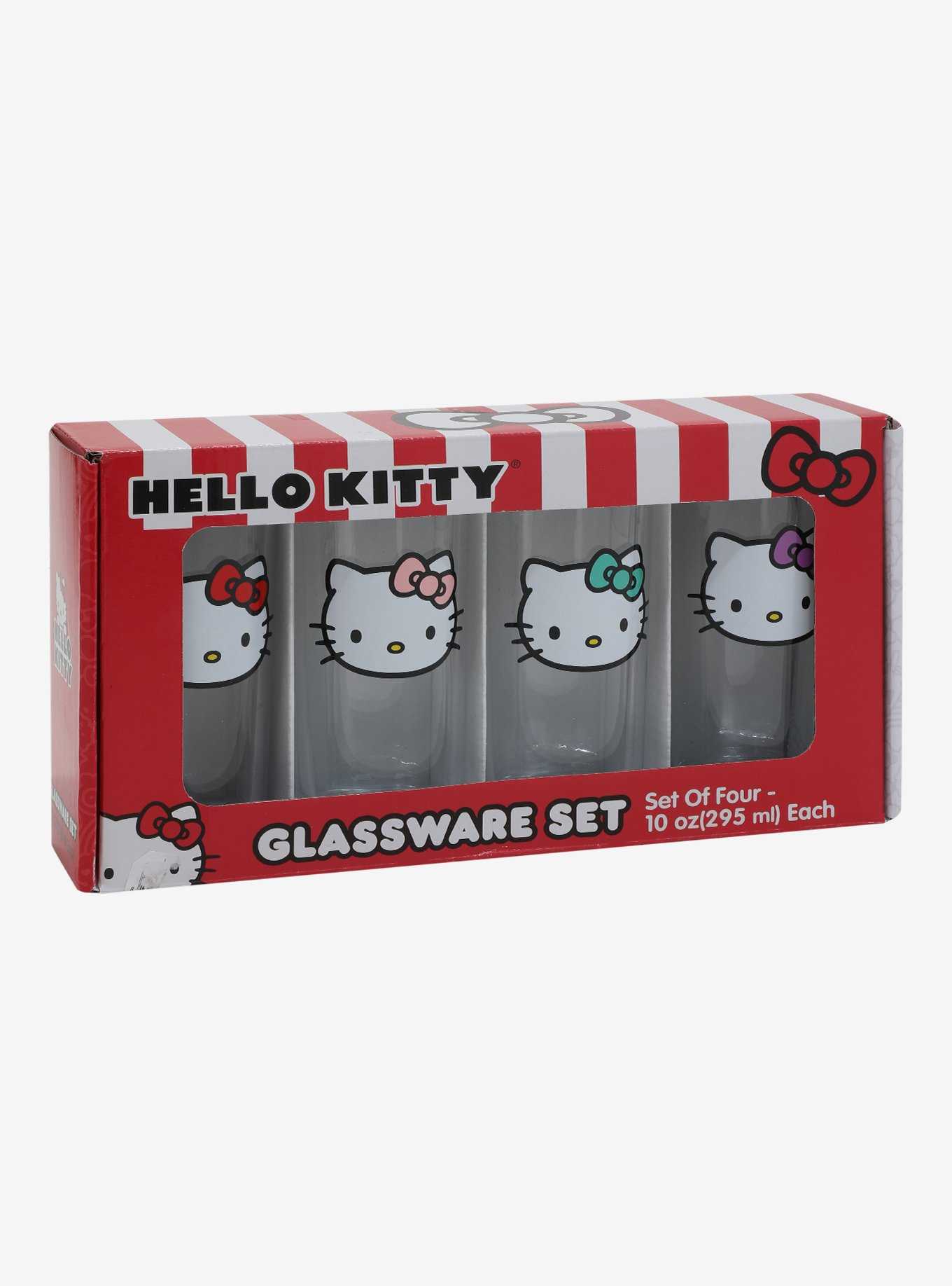 Sanrio Hello Kitty Rainbow Pastel Party Glass Set, , hi-res