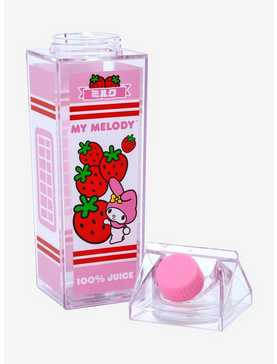 Sanrio My Melody Strawberry Milk Carton Water Bottle — BoxLunch Exclusive, , hi-res