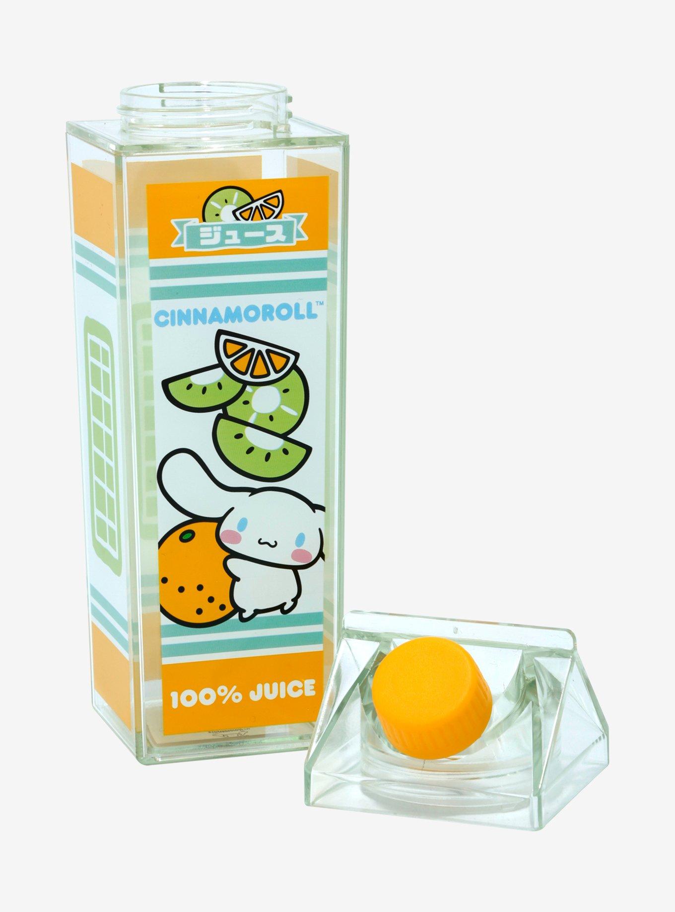 Sanrio Cinnamoroll Orange and Kiwi Milk Carton Water Bottle — BoxLunch Exclusive, , alternate