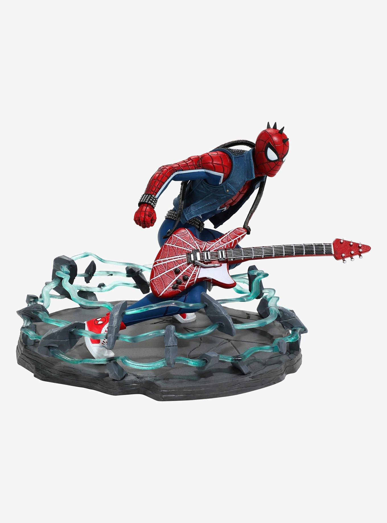 Diamond Select Toys Marvel Spider-Man (2018 Video Game) Gallery Diorama Spider-Punk Figure, , alternate