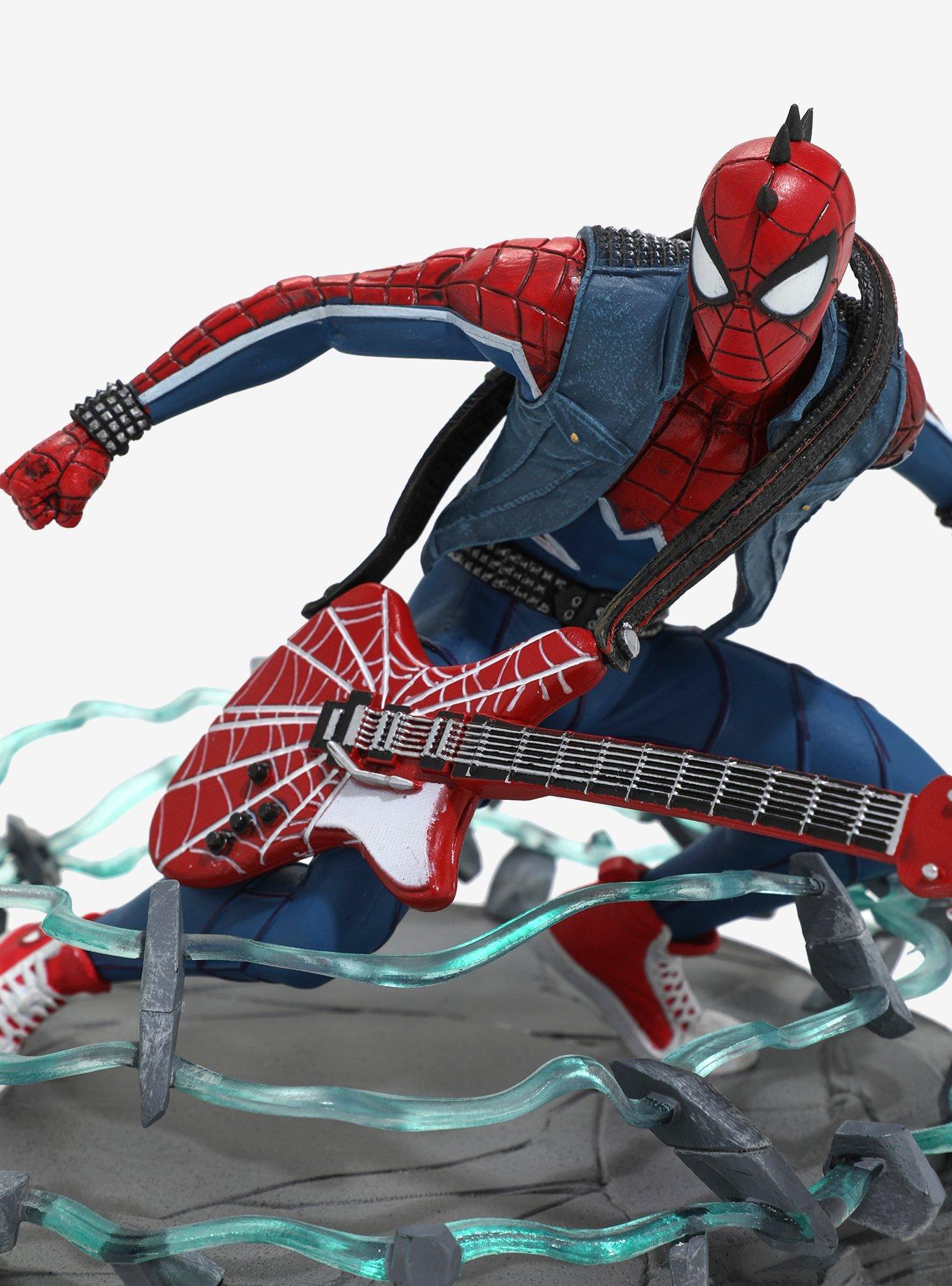 Diamond Select Toys Marvel Spider-Man (2018 Video Game) Gallery Diorama Spider-Punk Figure, , alternate