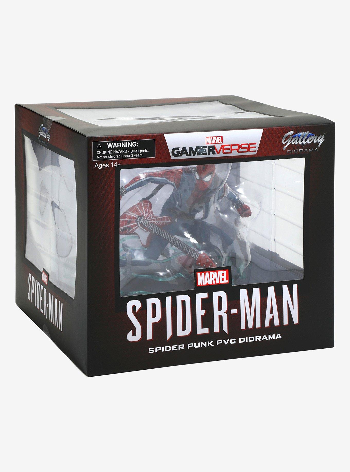 Diamond Select Toys Marvel Spider-Man (2018 Video Game) Gallery Diorama Spider-Punk Figure, , alternate