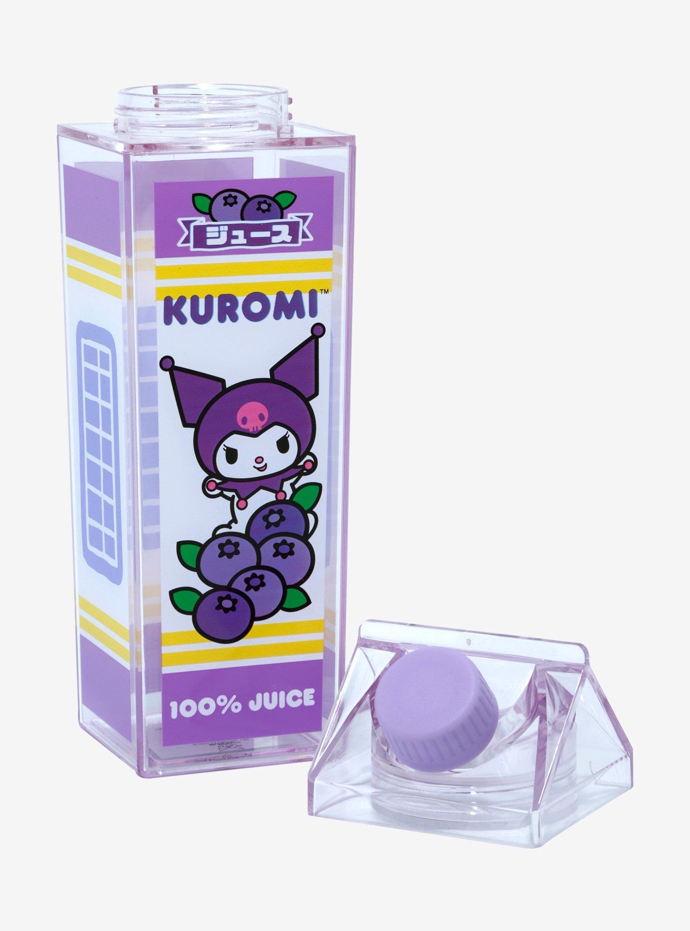 Sanrio Kuromi Blueberry Milk Carton Water Bottle — BoxLunch Exclusive, , hi-res