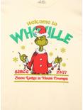 Dr. Seuss How The Grinch Stole Christmas Welcome to Whoville T-Shirt - BoxLunch Exclusive, OFF WHITE, alternate