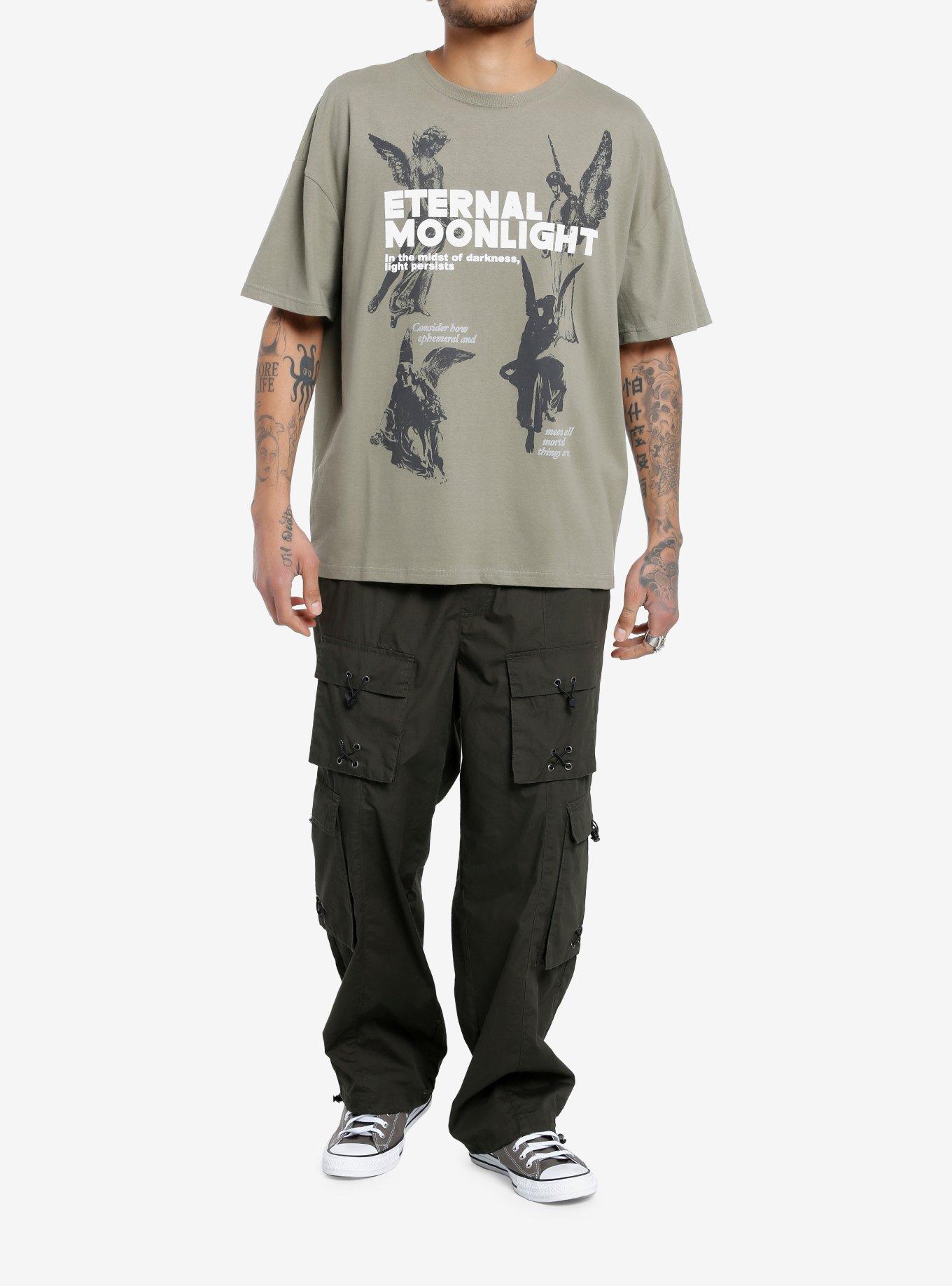 Eternal Moonlight Angels Oversized T-Shirt, , alternate