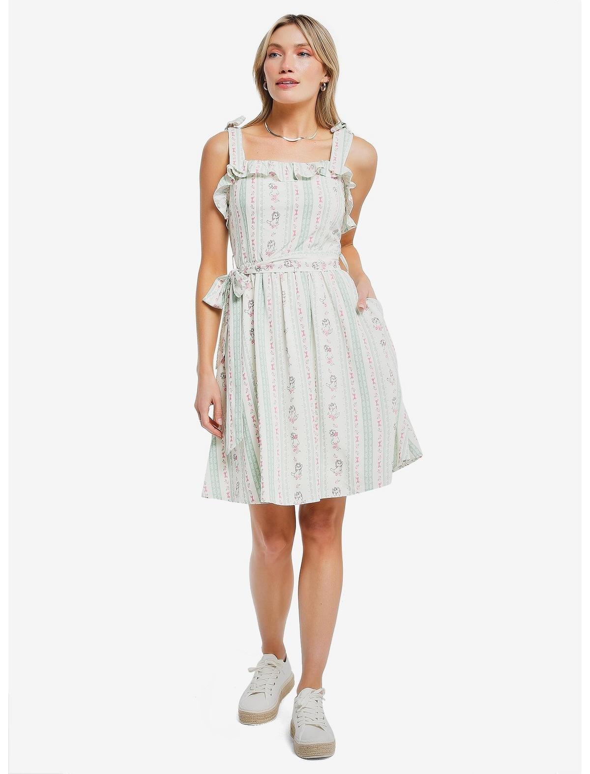 Disney The Aristocats Marie Striped Tank Dress - BoxLunch Exclusive, , hi-res