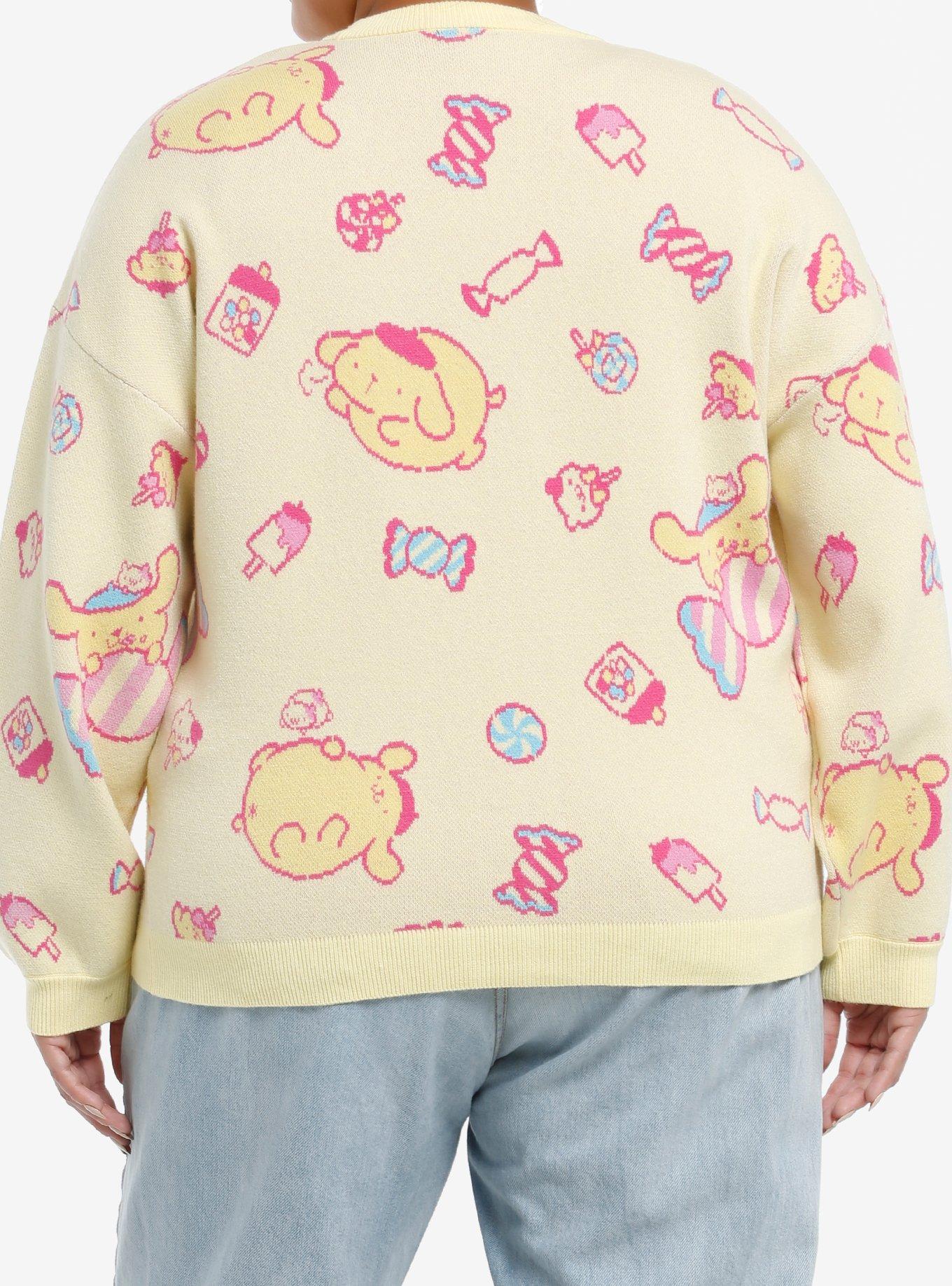 Pompompurin Sweets Girls Cardigan Plus Size, MULTI, alternate