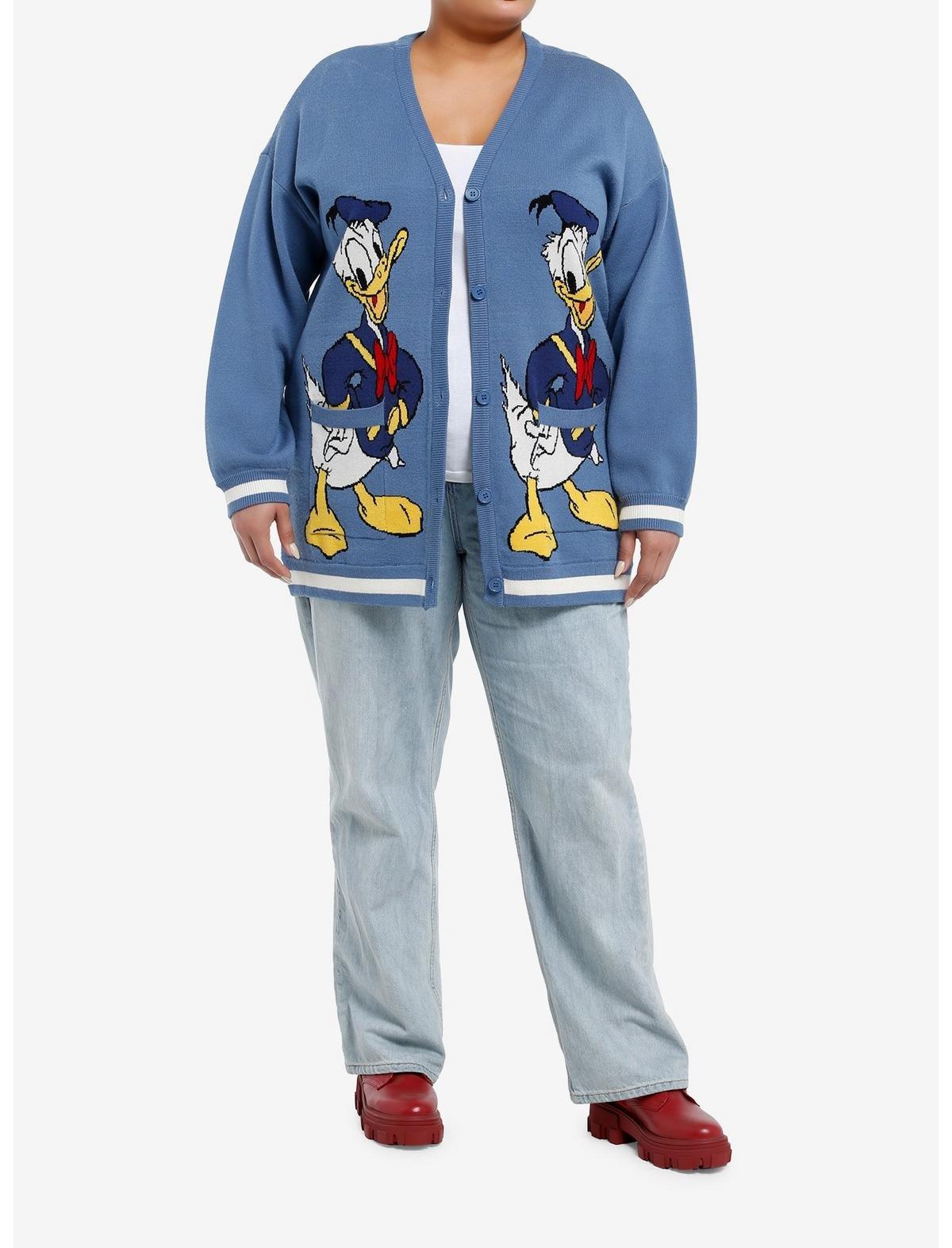 Her Universe Disney Donald Duck Cardigan Plus Size, MULTI, alternate