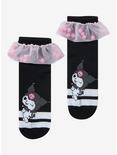 Kuromi Ruffle Pom Ankle Socks, , alternate