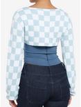 Cinnamoroll Checkered Knit Bolero Girls Crop Top, MULTI, alternate