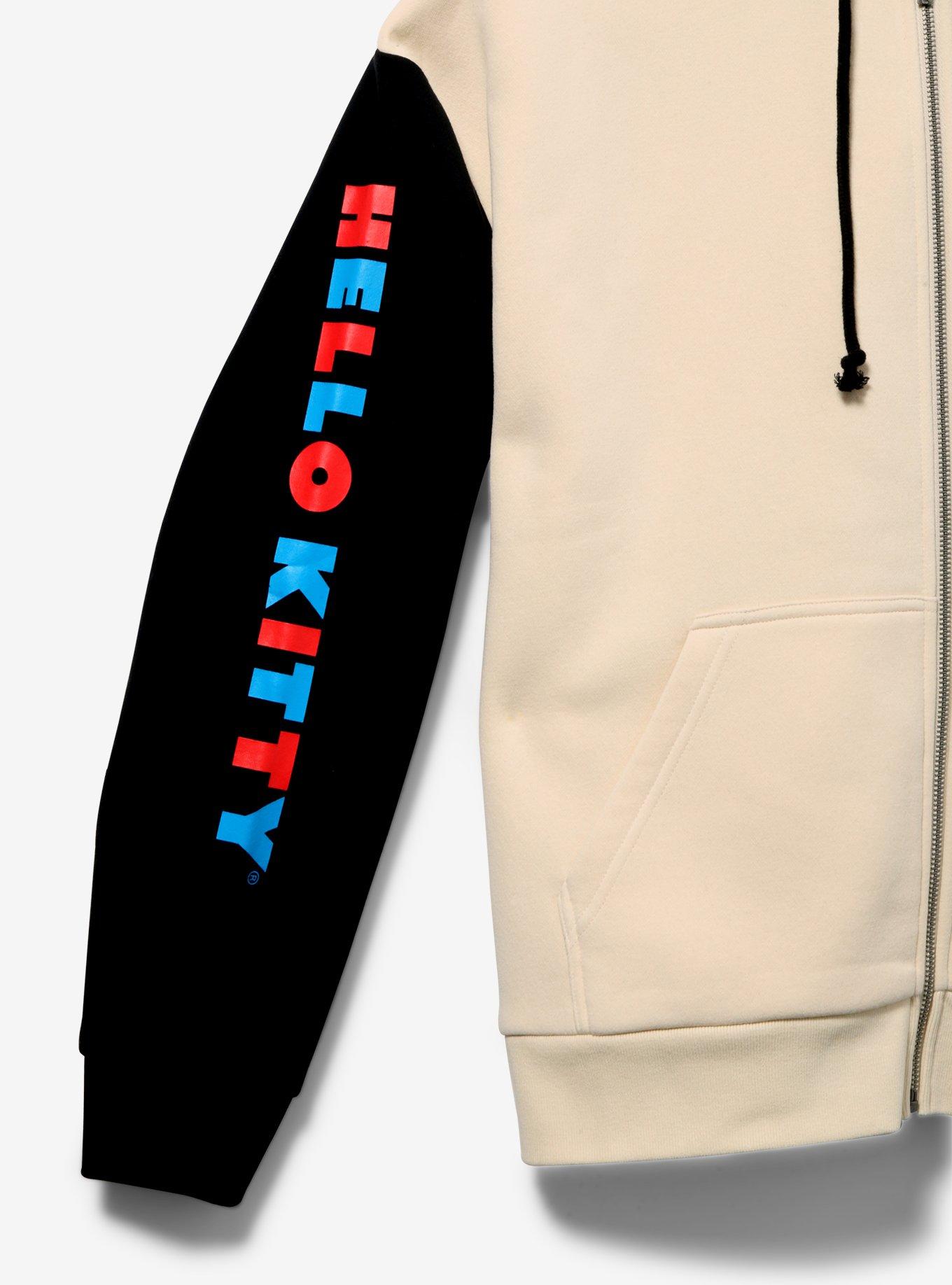 Sanrio Hello Kitty Color Block Women's Zip Hoodie &mdash; BoxLunch Exclusive, MULTI, alternate
