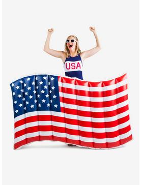 Giant Waving American Flag Pool Float, , hi-res