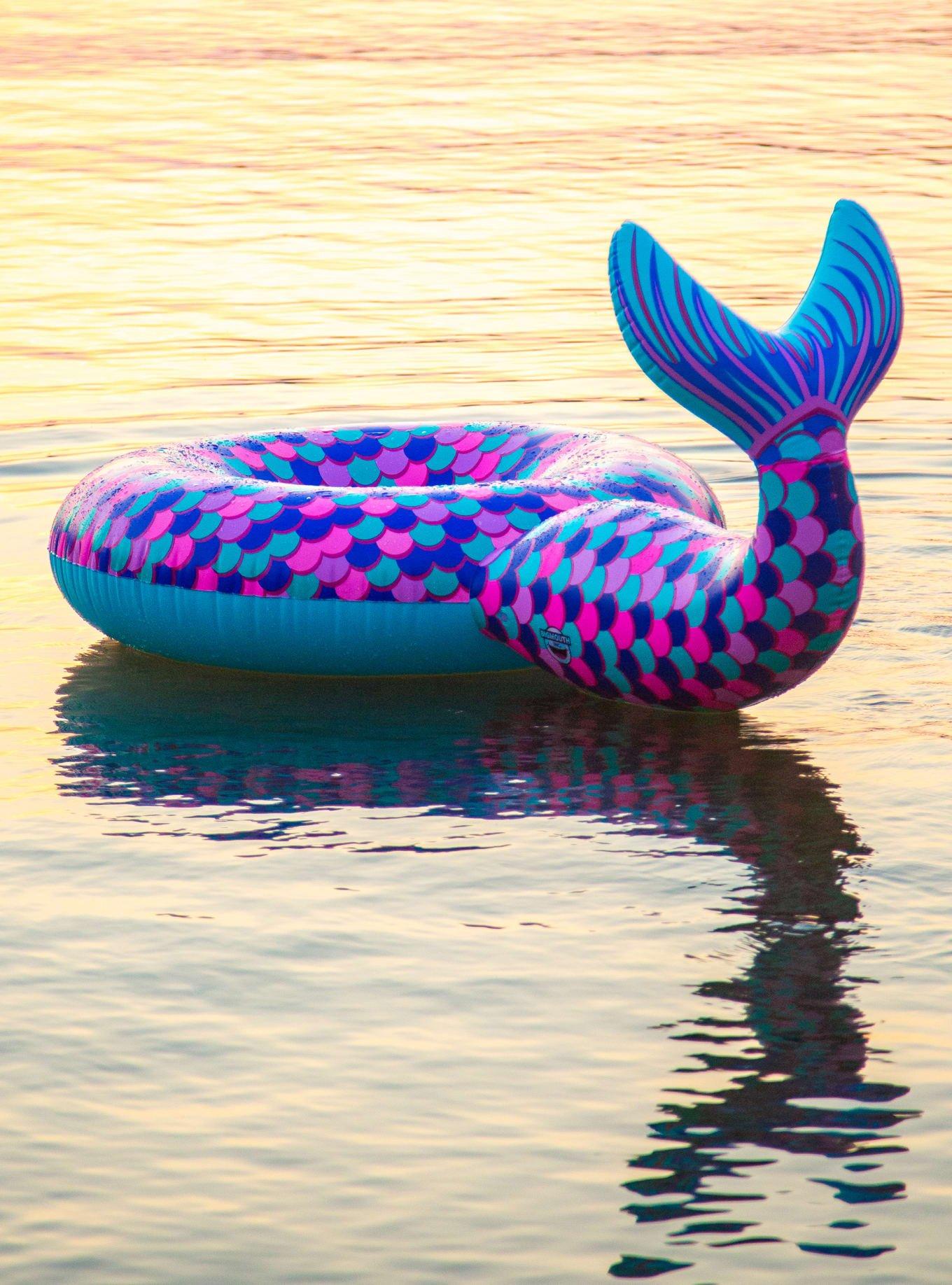Giant Mermaid Tail Pool Float, , alternate