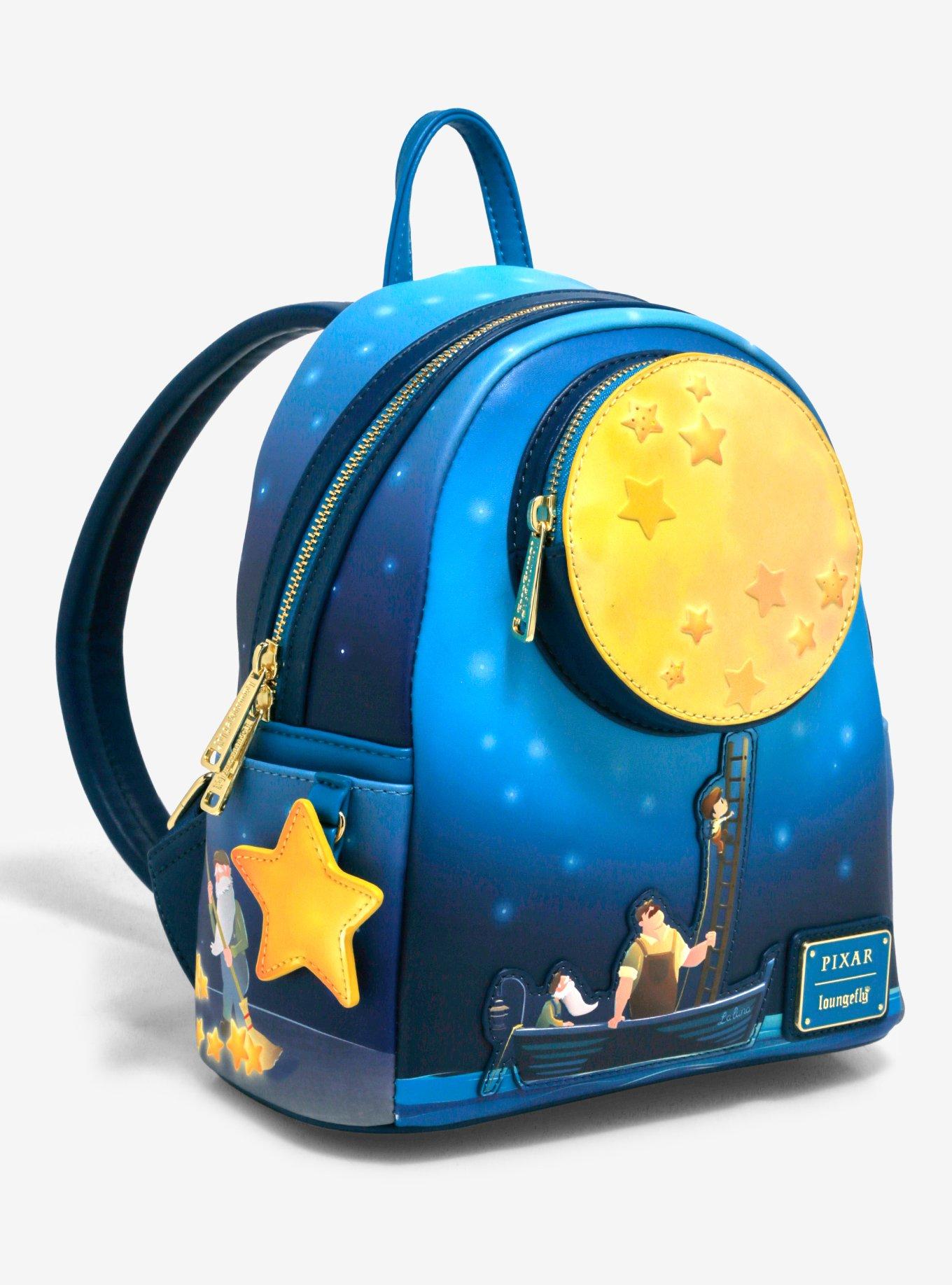Loungefly Disney Pixar La Luna Glow-in-the-Dark Light Up Mini Backpack, , alternate