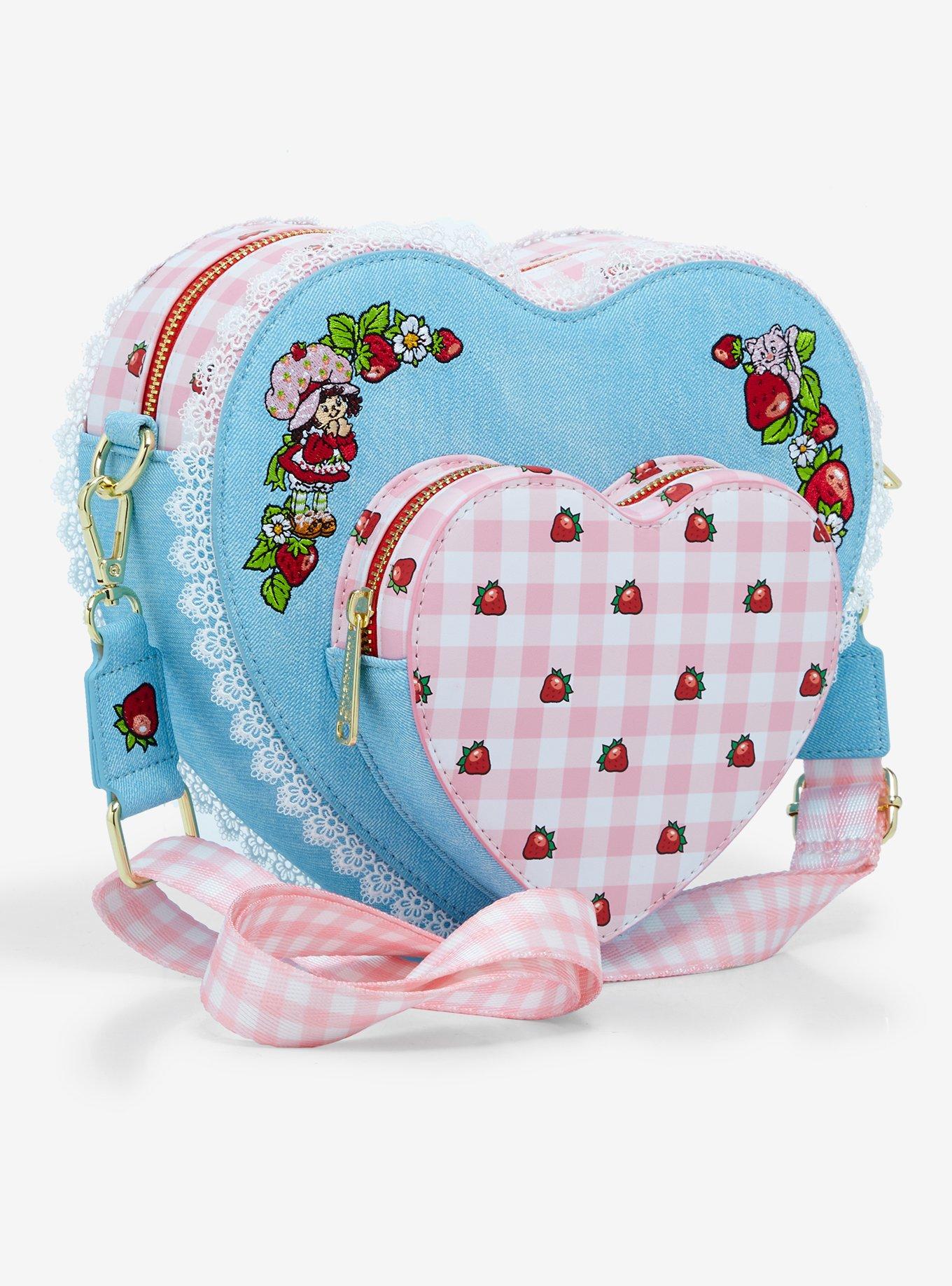 Loungefly Strawberry Shortcake Heart Crossbody Bag, , alternate