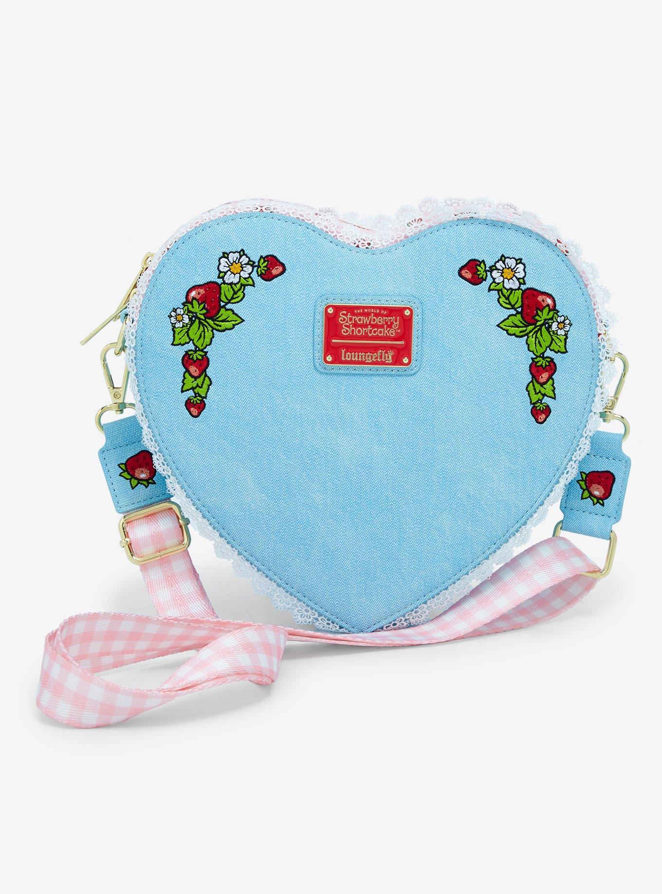 Loungefly Strawberry Shortcake Heart Crossbody Bag, , alternate