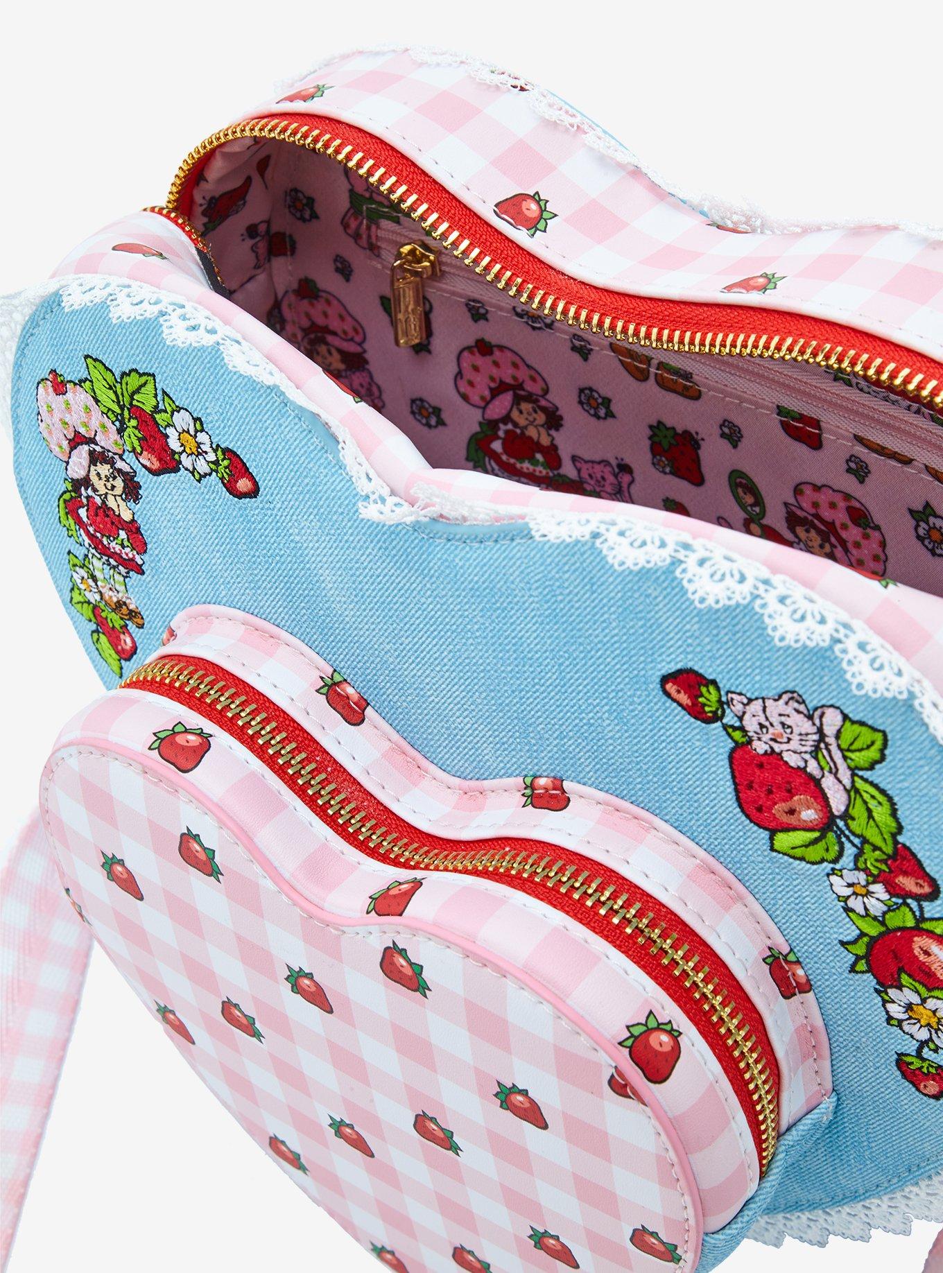 Loungefly Strawberry Shortcake Heart Crossbody Bag, , alternate
