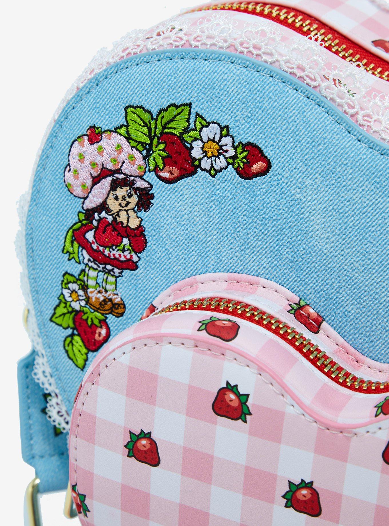 Loungefly Strawberry Shortcake Heart Crossbody Bag, , alternate