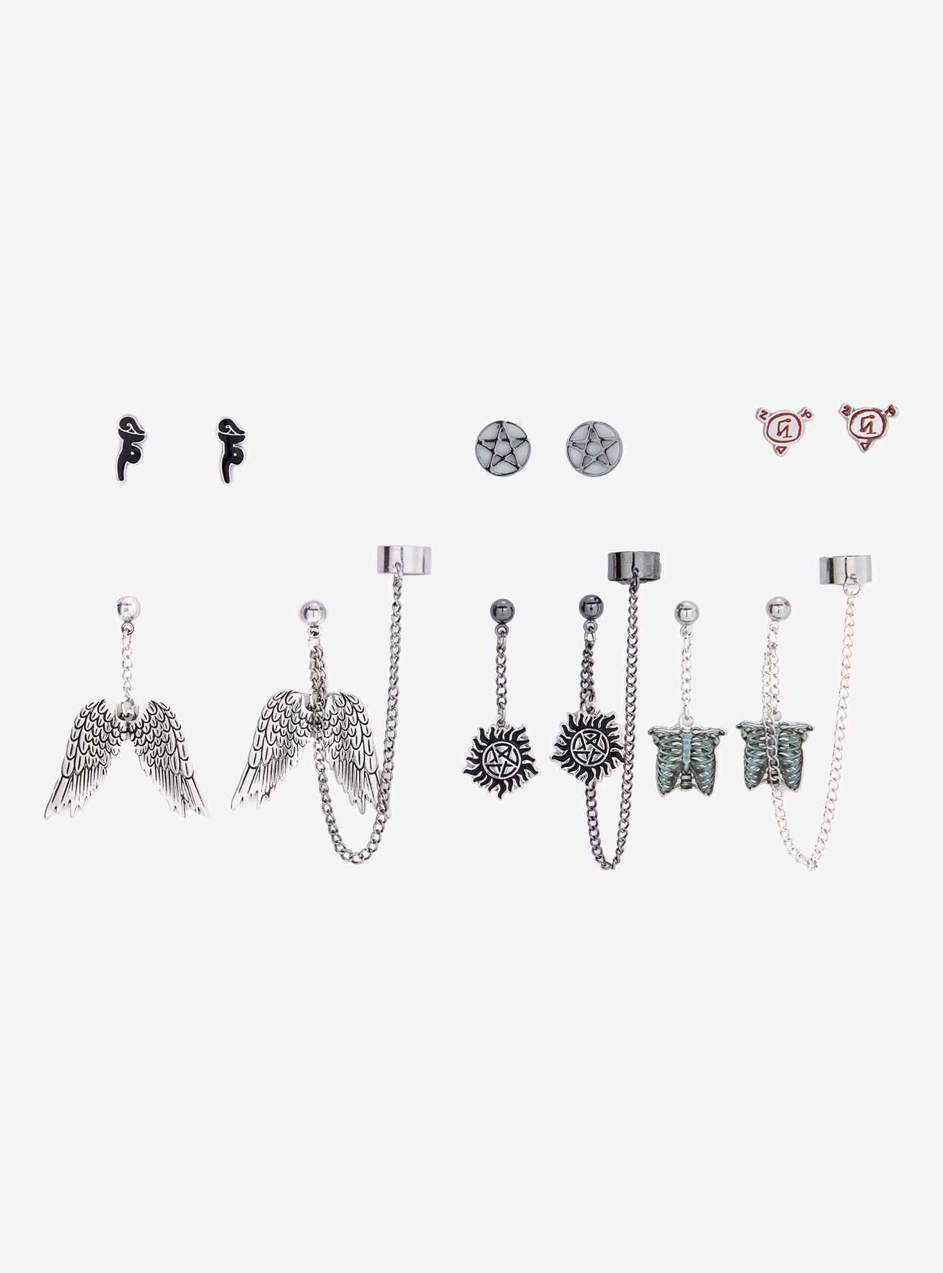 Supernatual Icons Cuff Earring Set, , hi-res