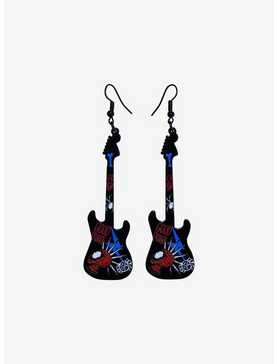 Marvel Spider-Man: Across The Spider-Verse Spider Punk Guitar Drop Earrings, , hi-res