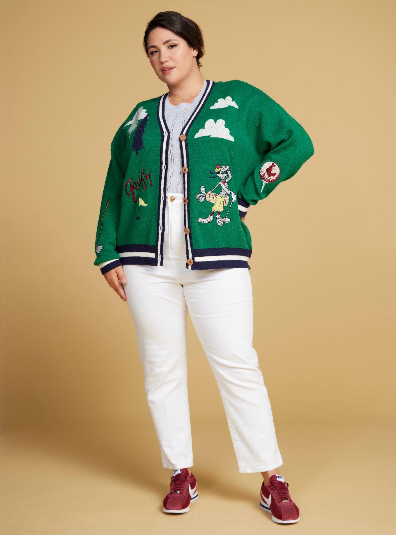 Her Universe Disney Goofy Golf Women's Plus Size Cardigan — BoxLunch Exclusive, , alternate