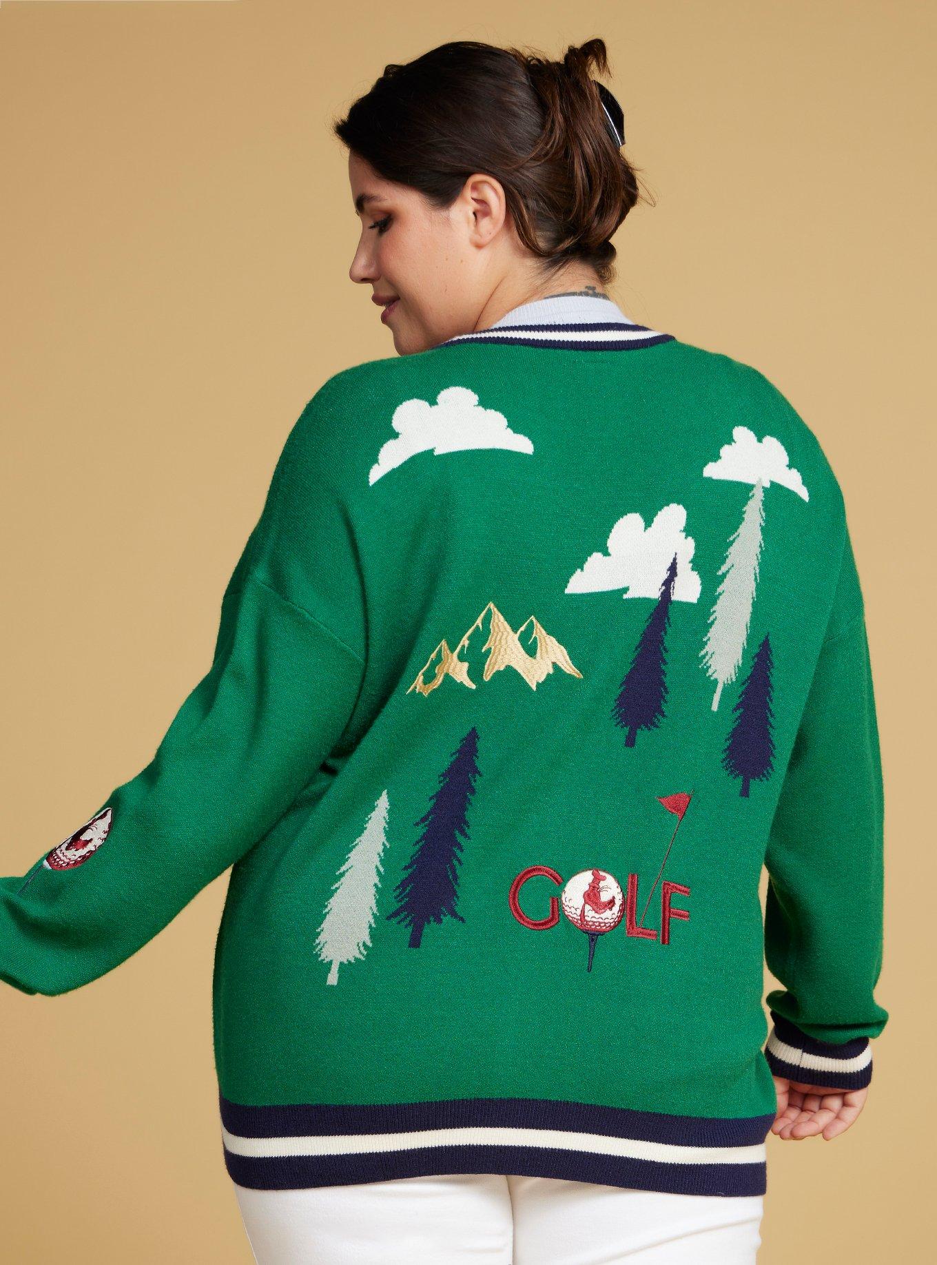 Her Universe Disney Goofy Golf Women's Plus Size Cardigan &mdash; BoxLunch Exclusive, , alternate