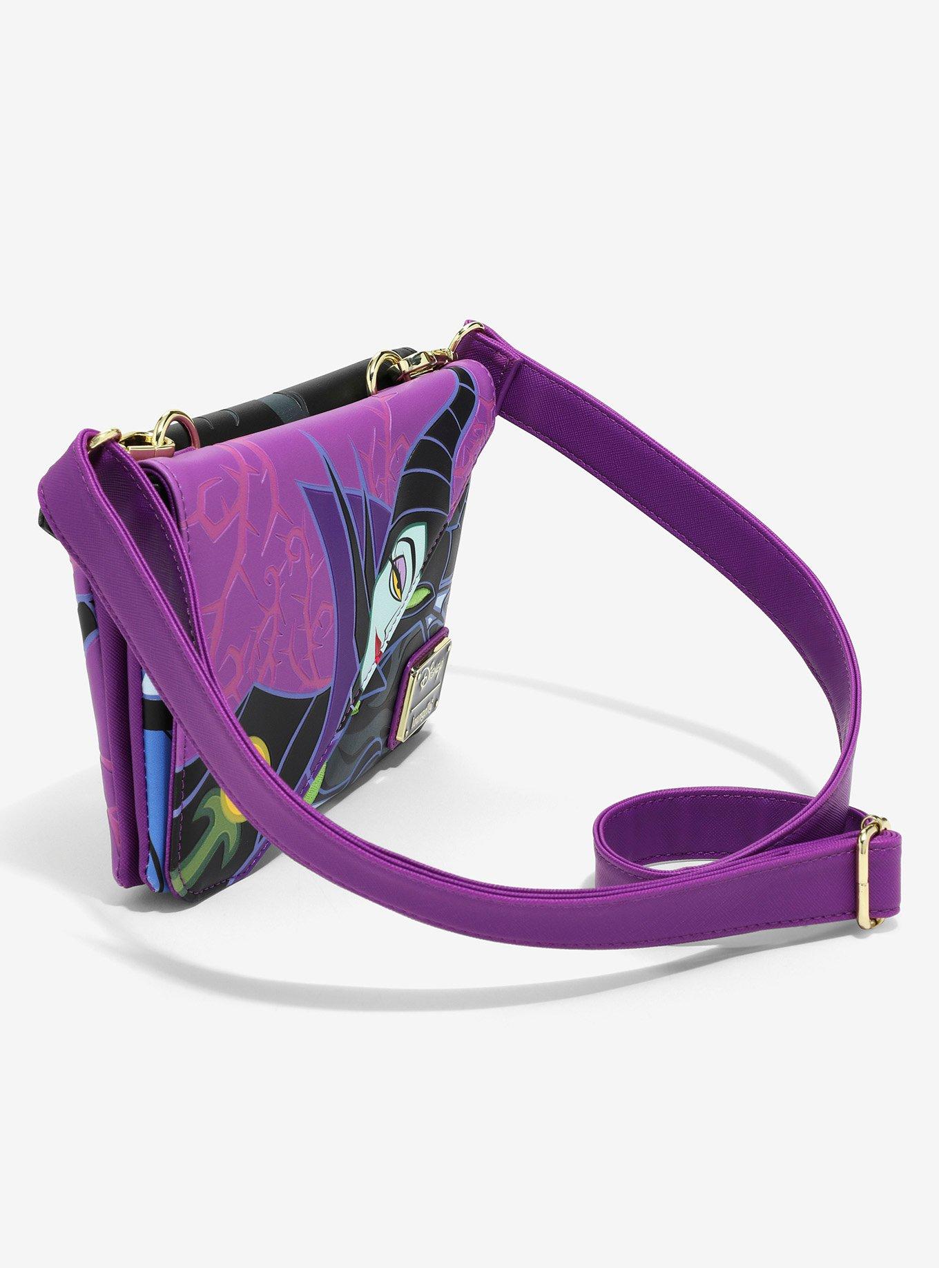 Loungefly Sleeping Beauty Maleficent Dragon Split Crossbody Bag &mdash;&nbsp;BoxLunch Exclusive, , alternate