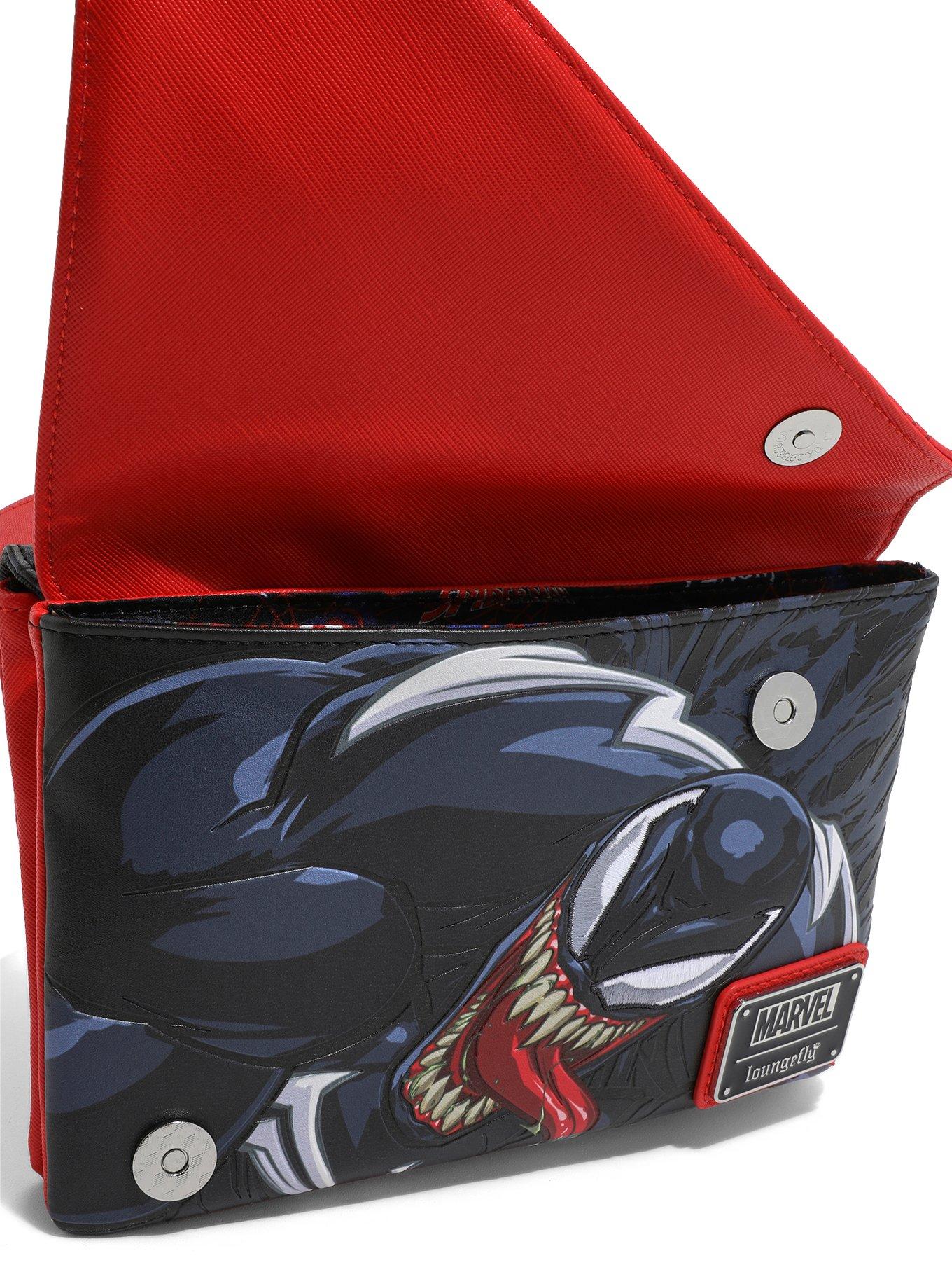 Loungefly Marvel Spider-Man Venom Split Crossbody Bag — BoxLunch Exclusive, , alternate